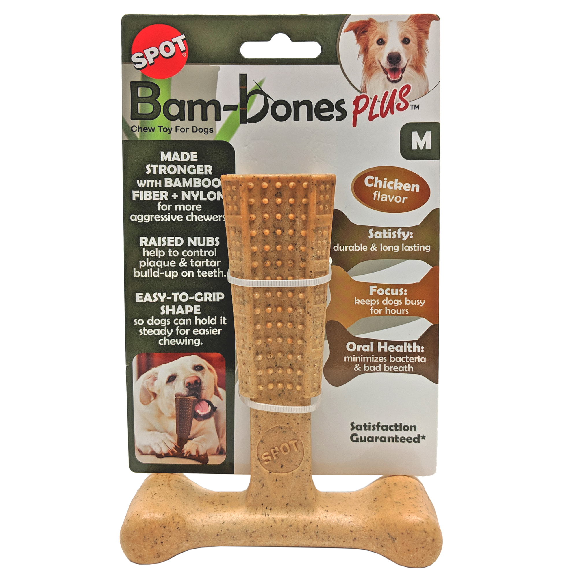 Bam-Bones Plus™ Chew Toy For Dogs, Chicken Flavor