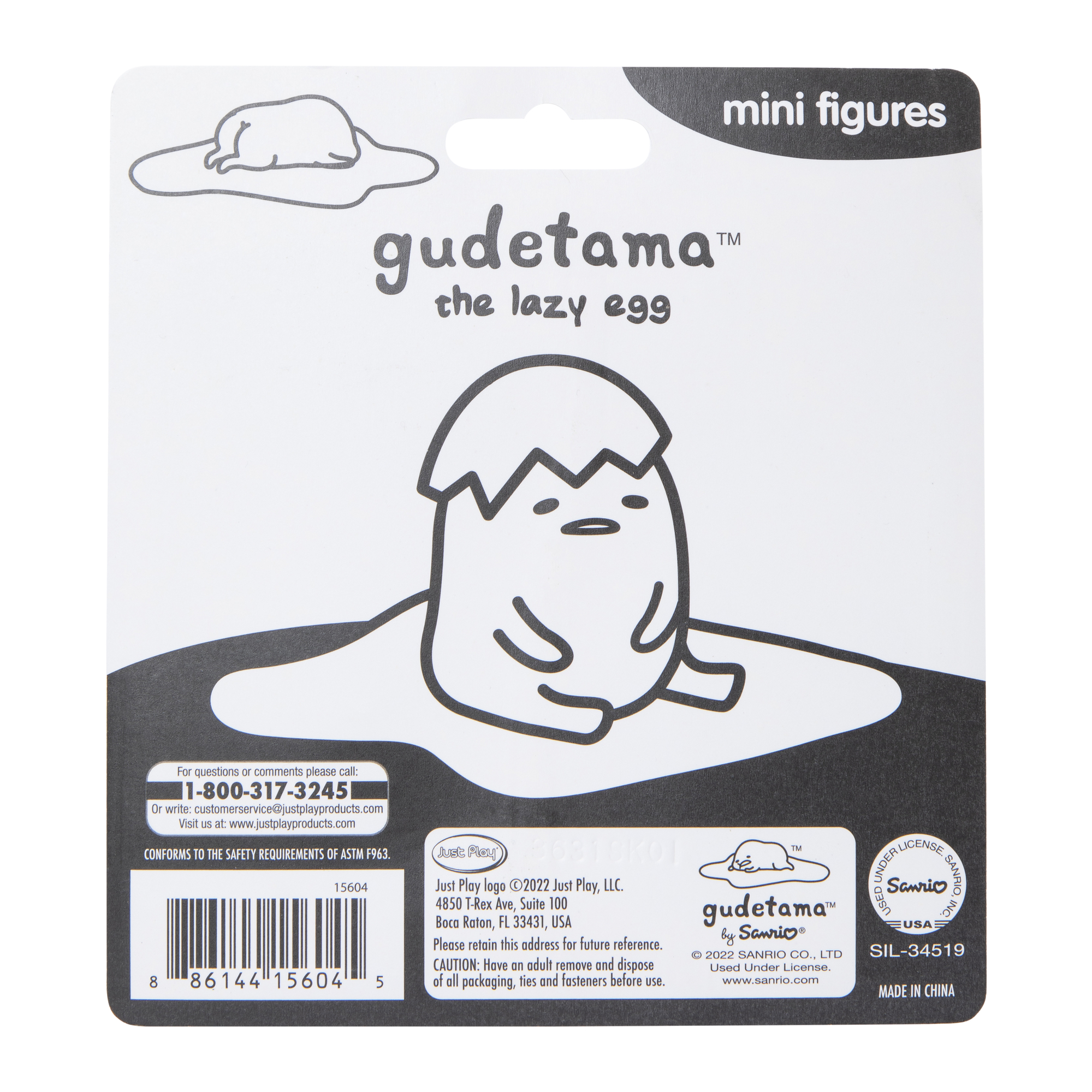 Gudetama™ Mini Figures 4-Pack