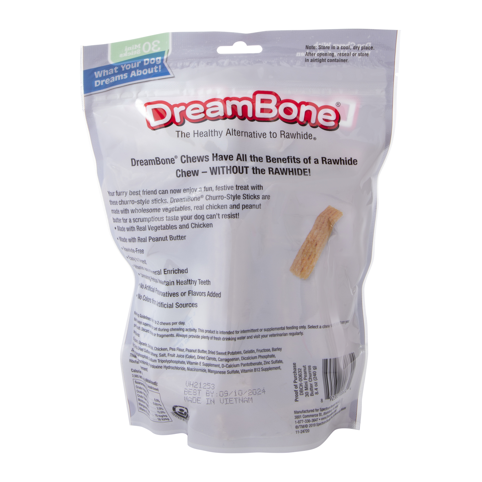 Dreambone® Mini Churro Sticks Dog Treats 8.4oz