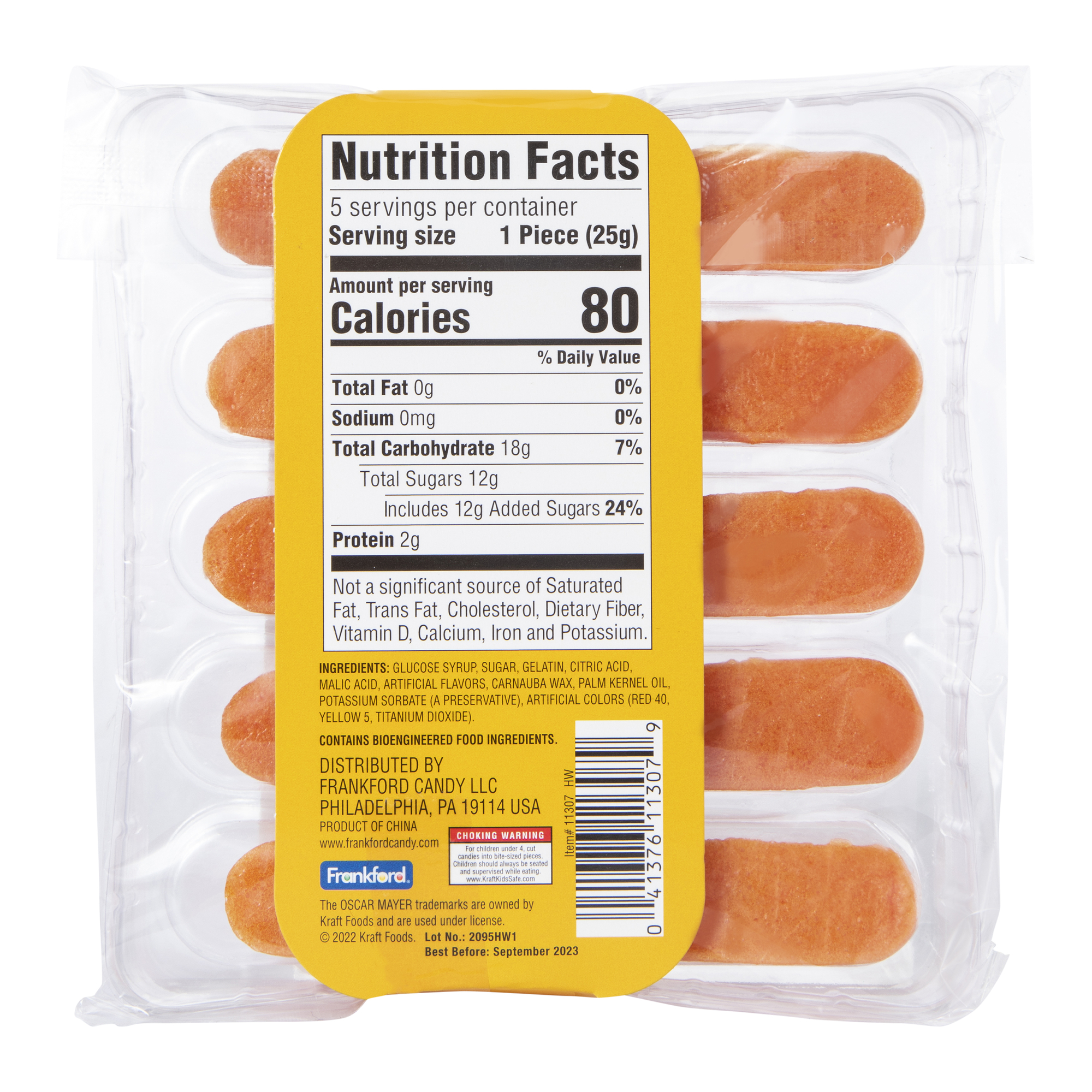 Oscar Mayer™ Gummy Hot Dogs Candy 4.4oz