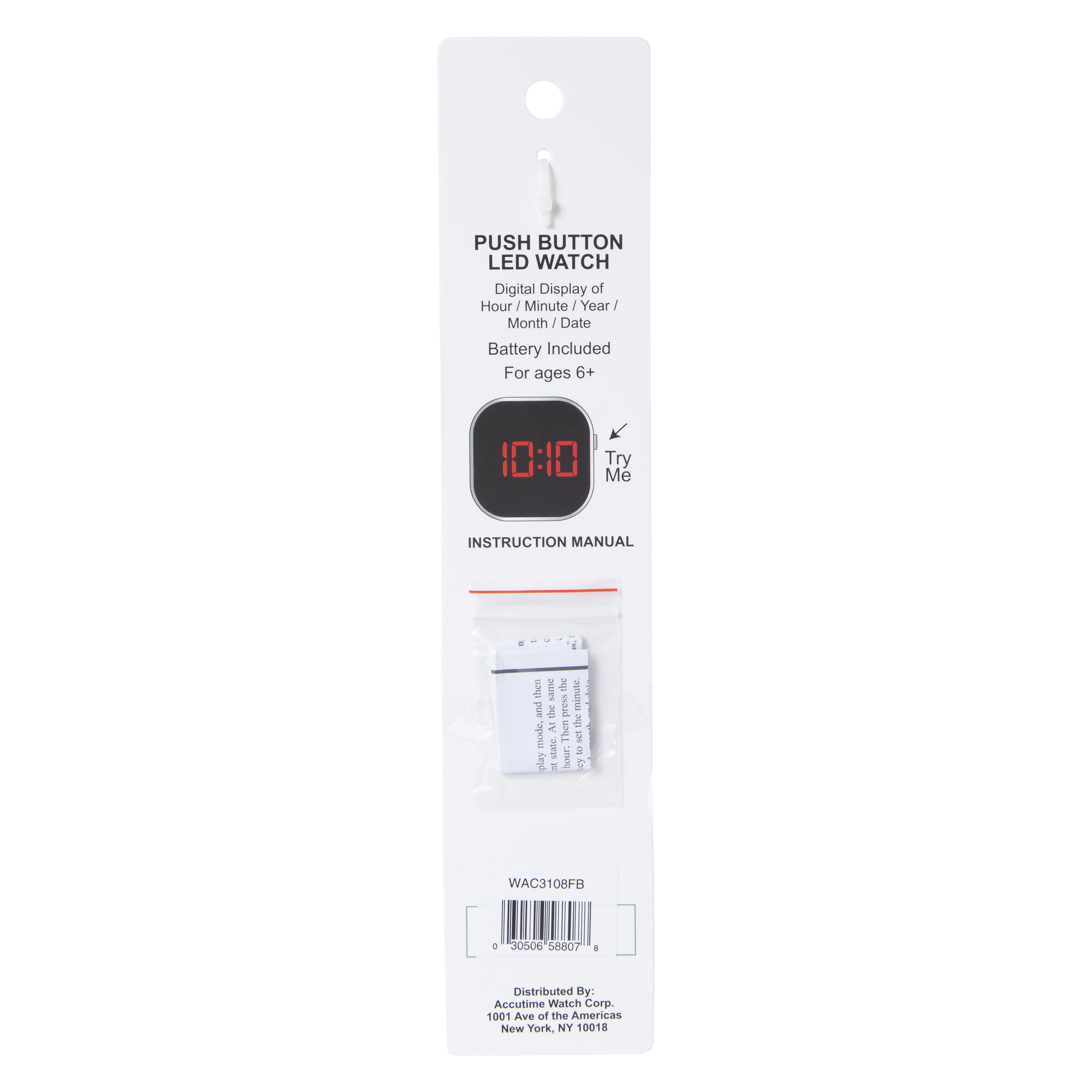 LED Watch - Light Blue