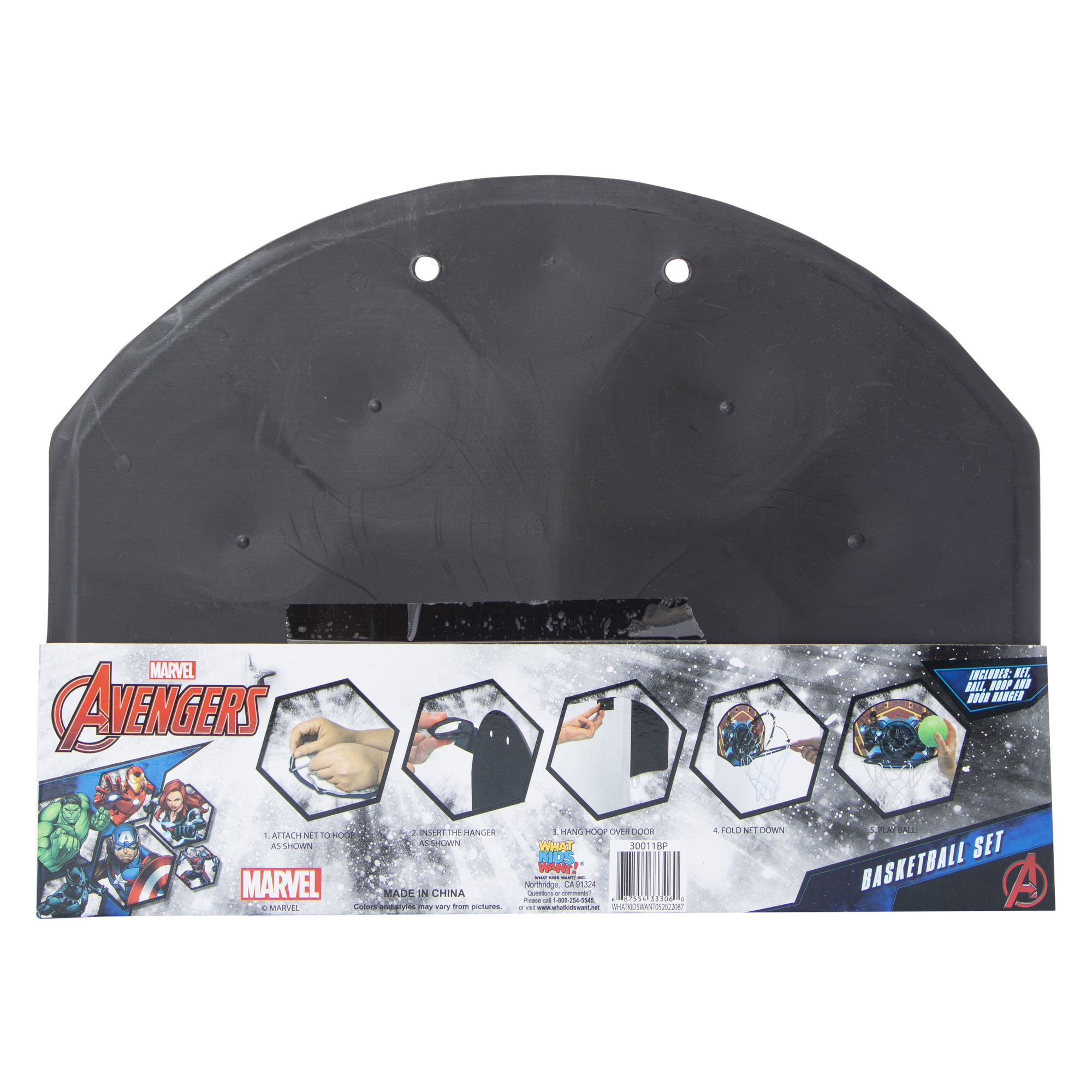 Marvel Avengers Black Panther indoor Basketball Set