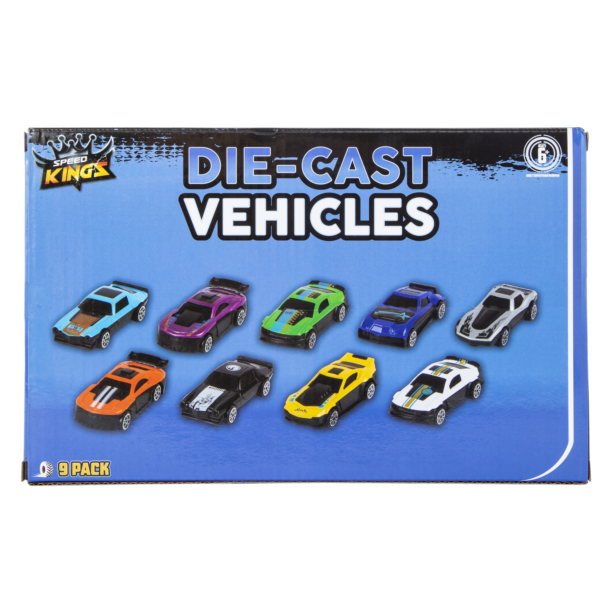 Die-Cast Toy Vehicles 9-Pack (Styles May Vary)