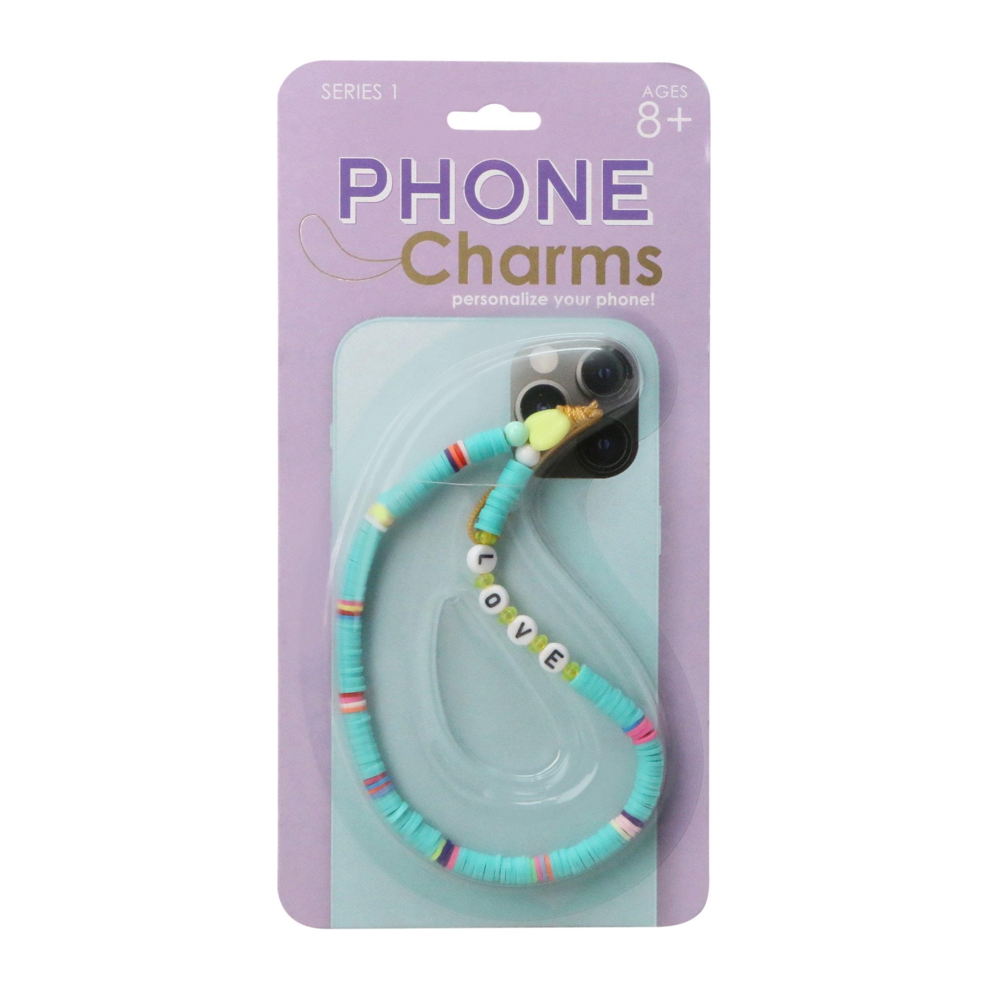 Retro Phone Charm - Love