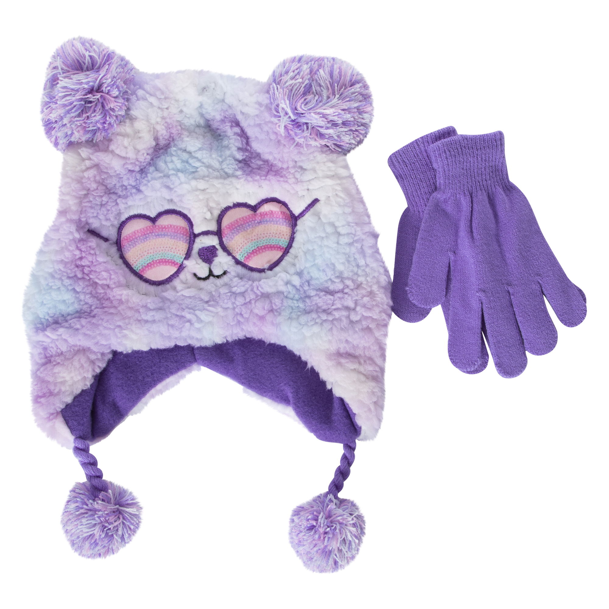Kid's Fleece Hat & Gloves Set