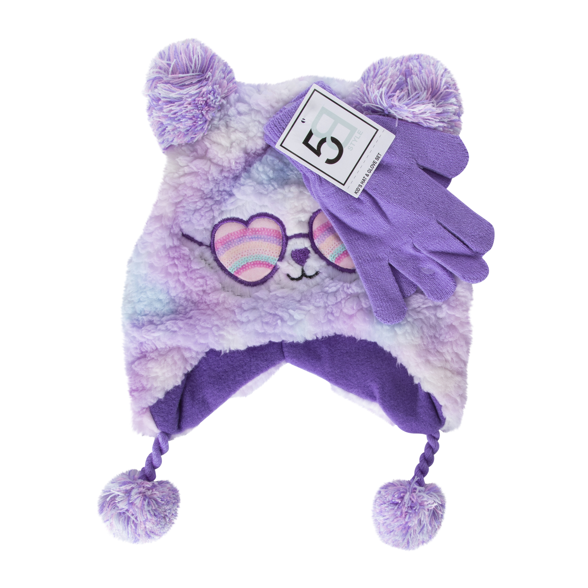 Kid's Fleece Hat & Gloves Set
