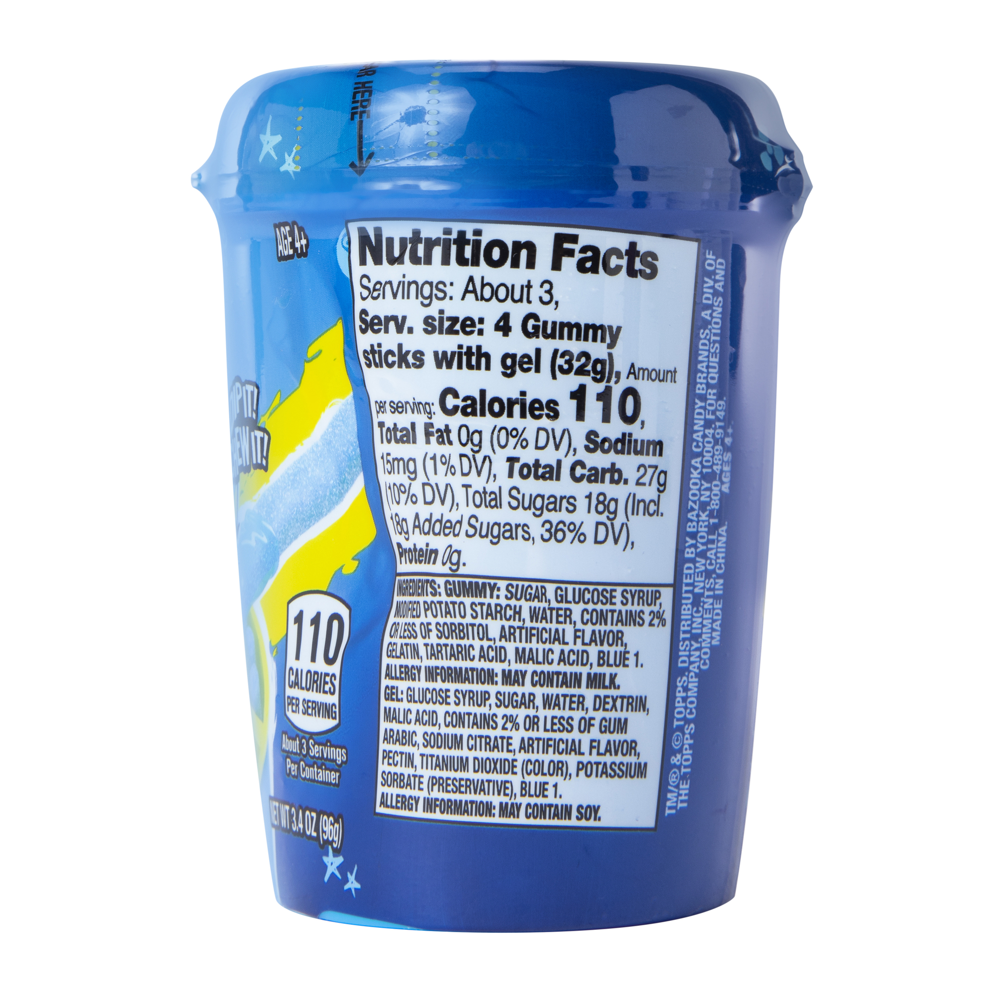 Juicy Drop® Gummy Dip 'N Stix Candy 3.4oz