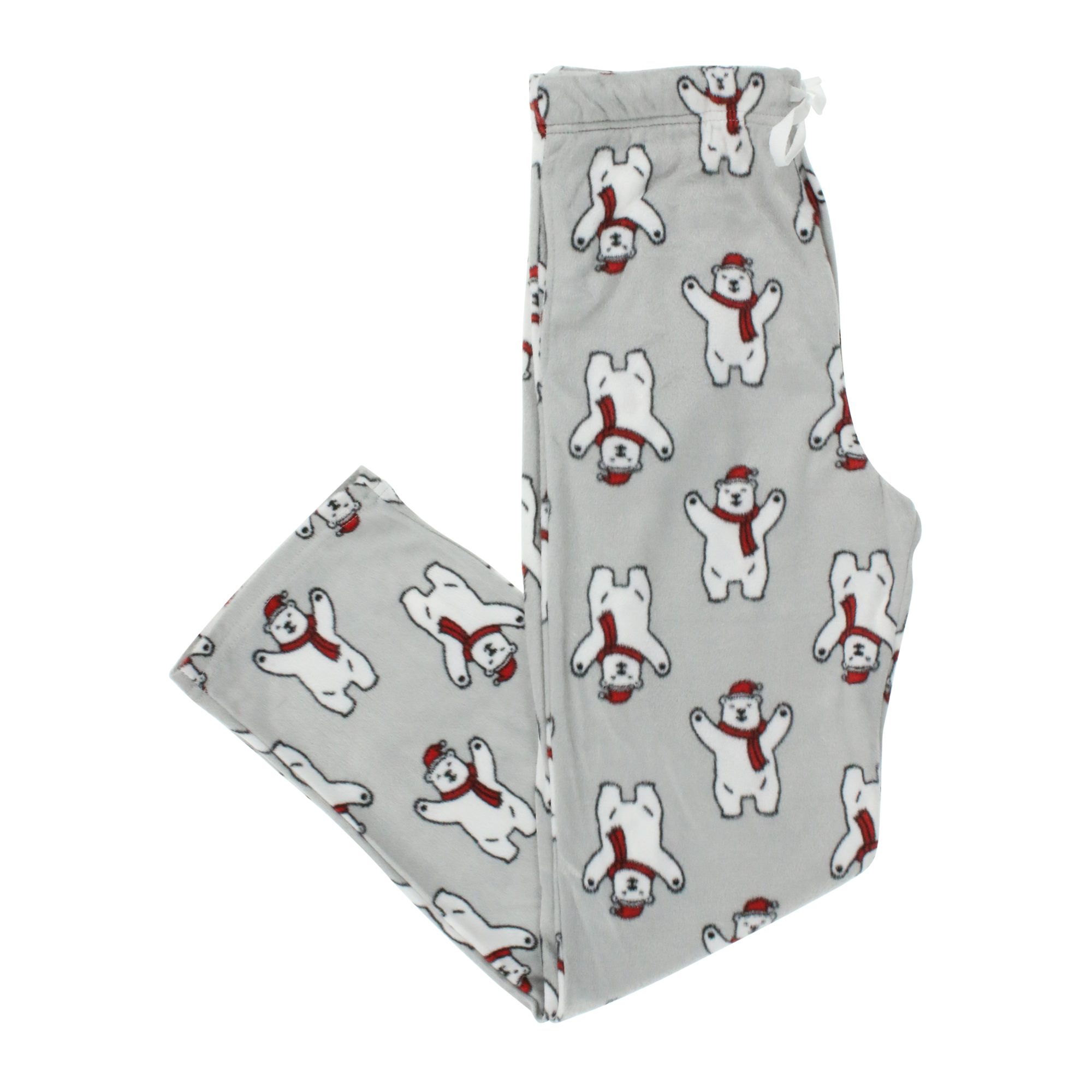 Young Men's Plush Lounge Pants - Polar Bear Print