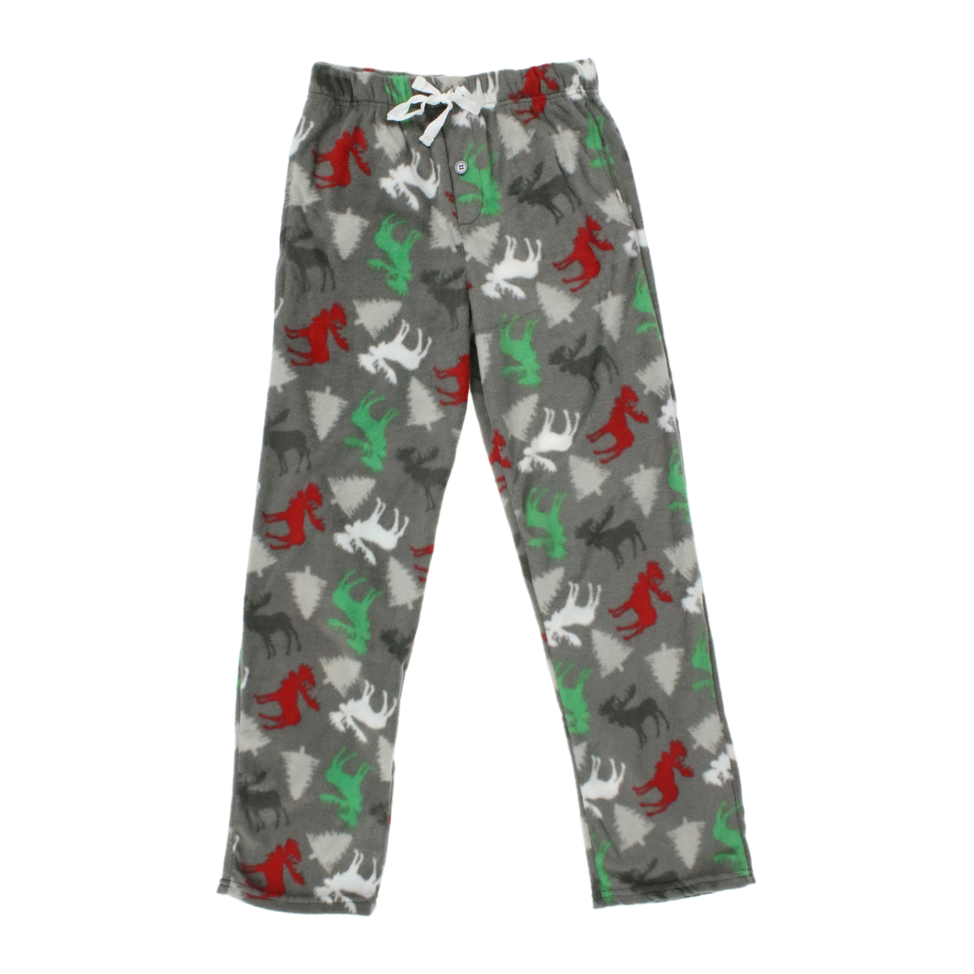 Young Men's Plush Lounge Pants - Moose Print