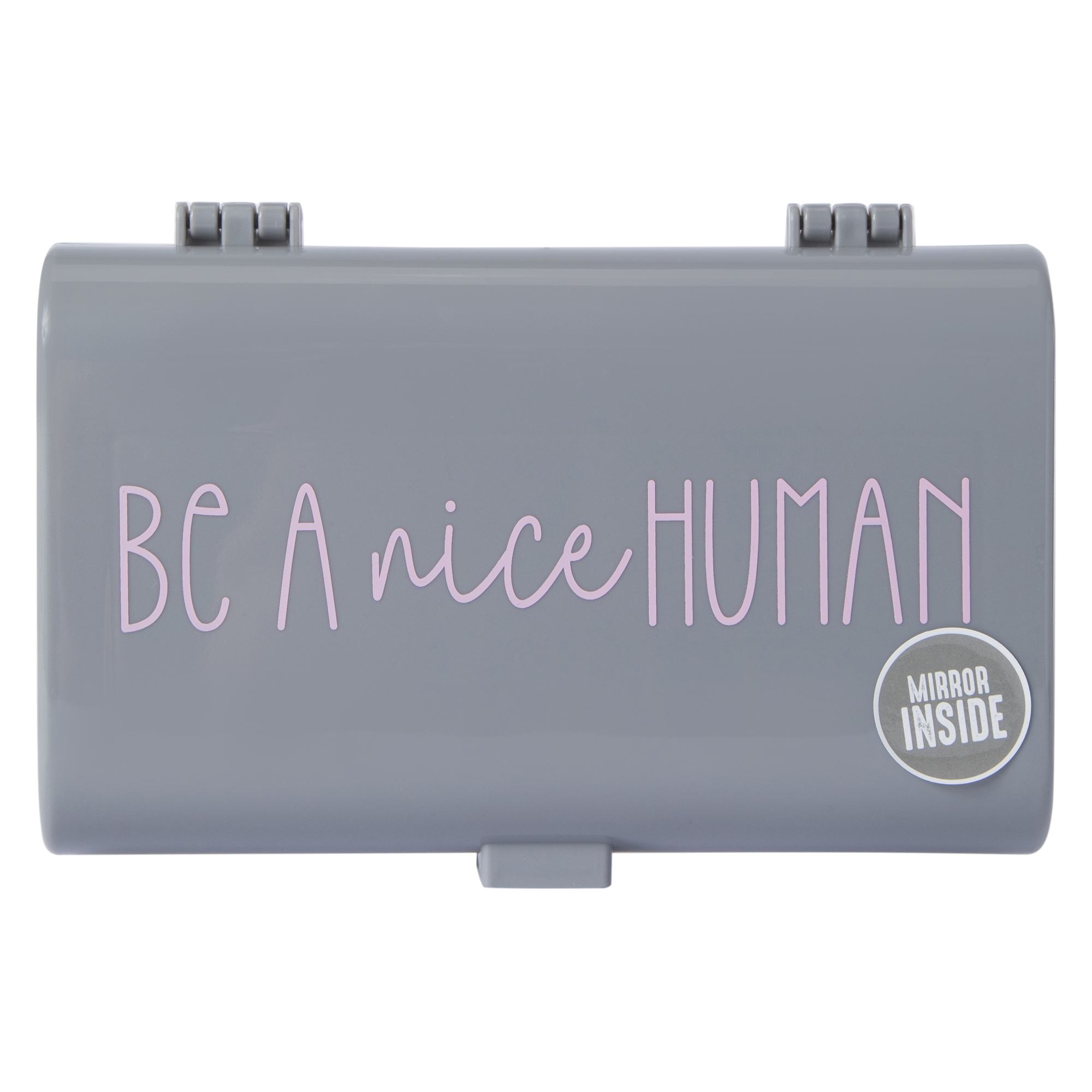 Cosmetic Storage Box With Mirror 8.2in x 5.5in