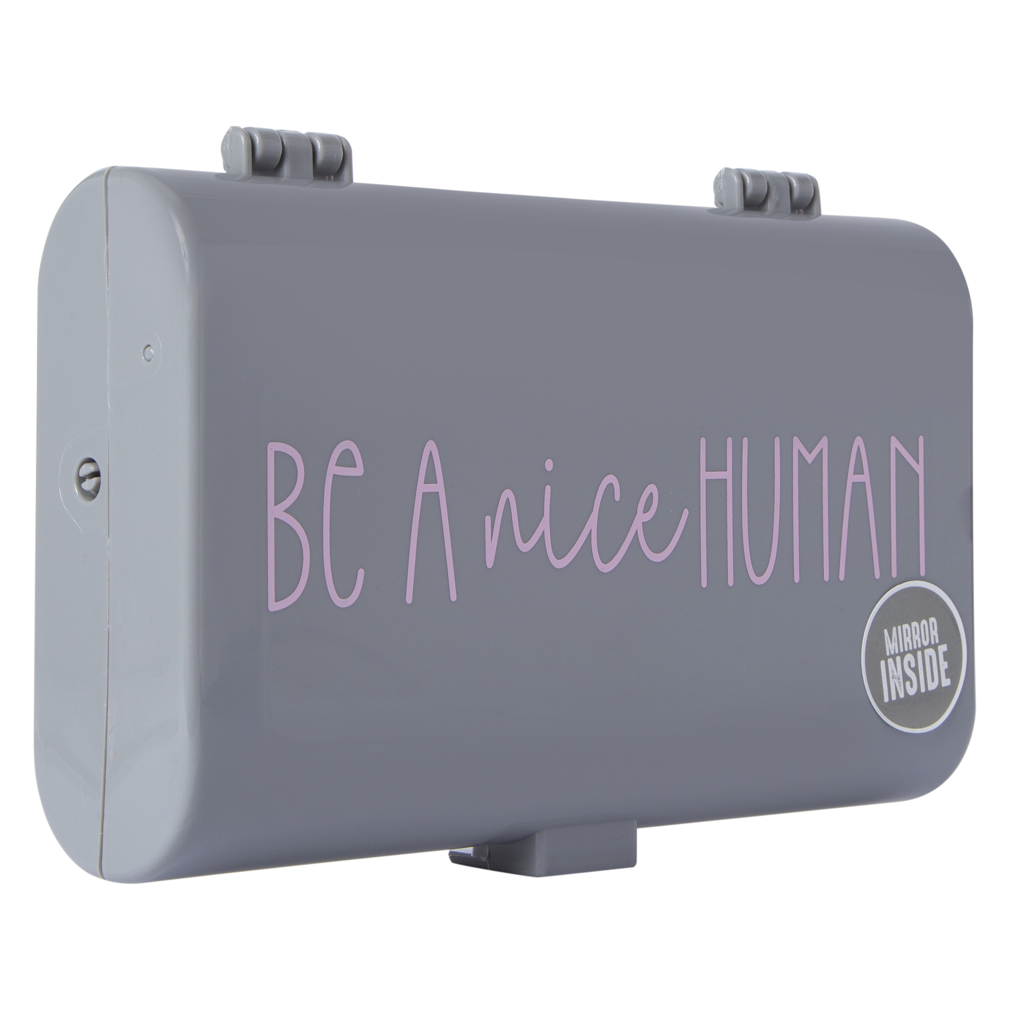 Cosmetic Storage Box With Mirror 8.2in x 5.5in