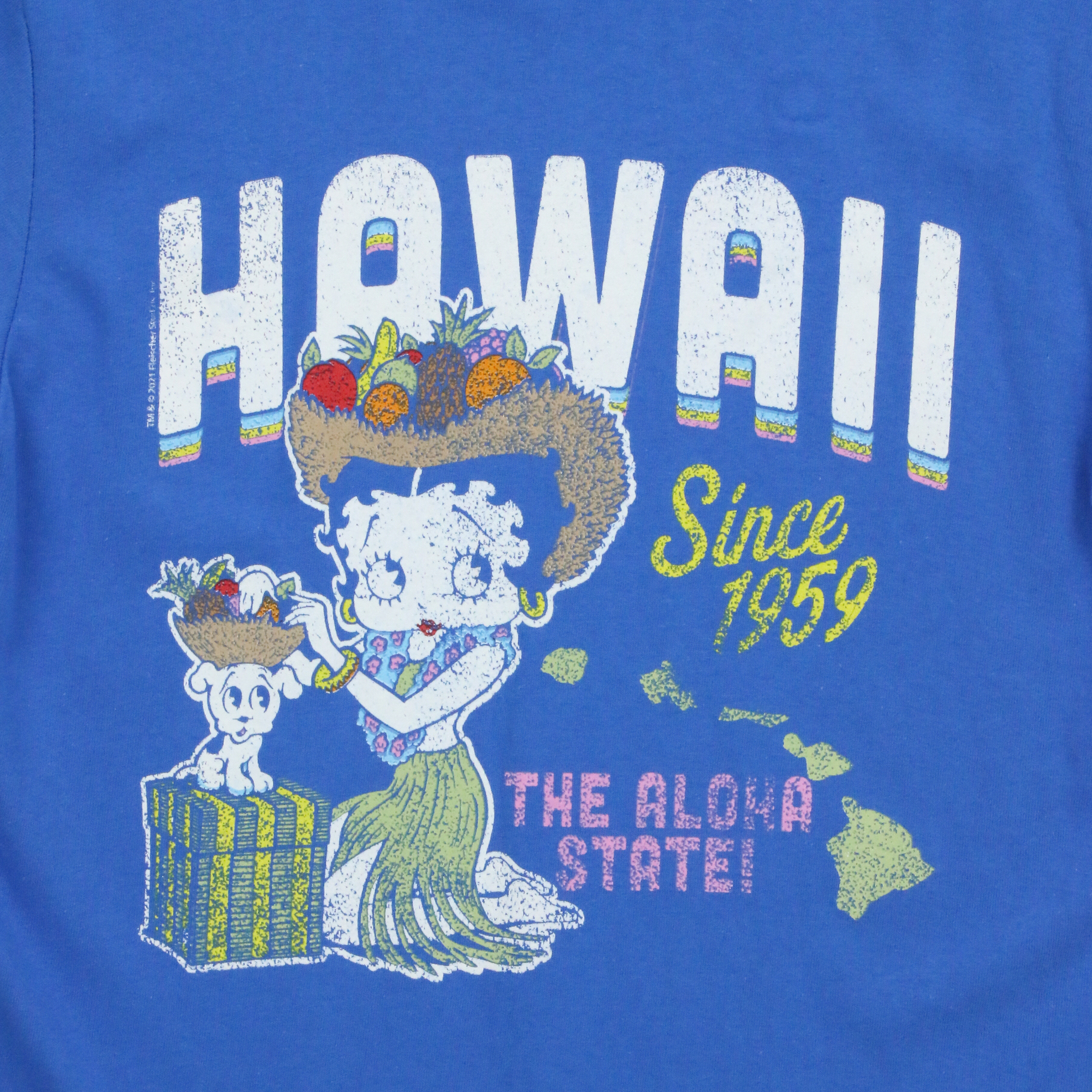 Betty Boop ‘Hawaii, The Aloha State Since 1959’ Graphic Tee