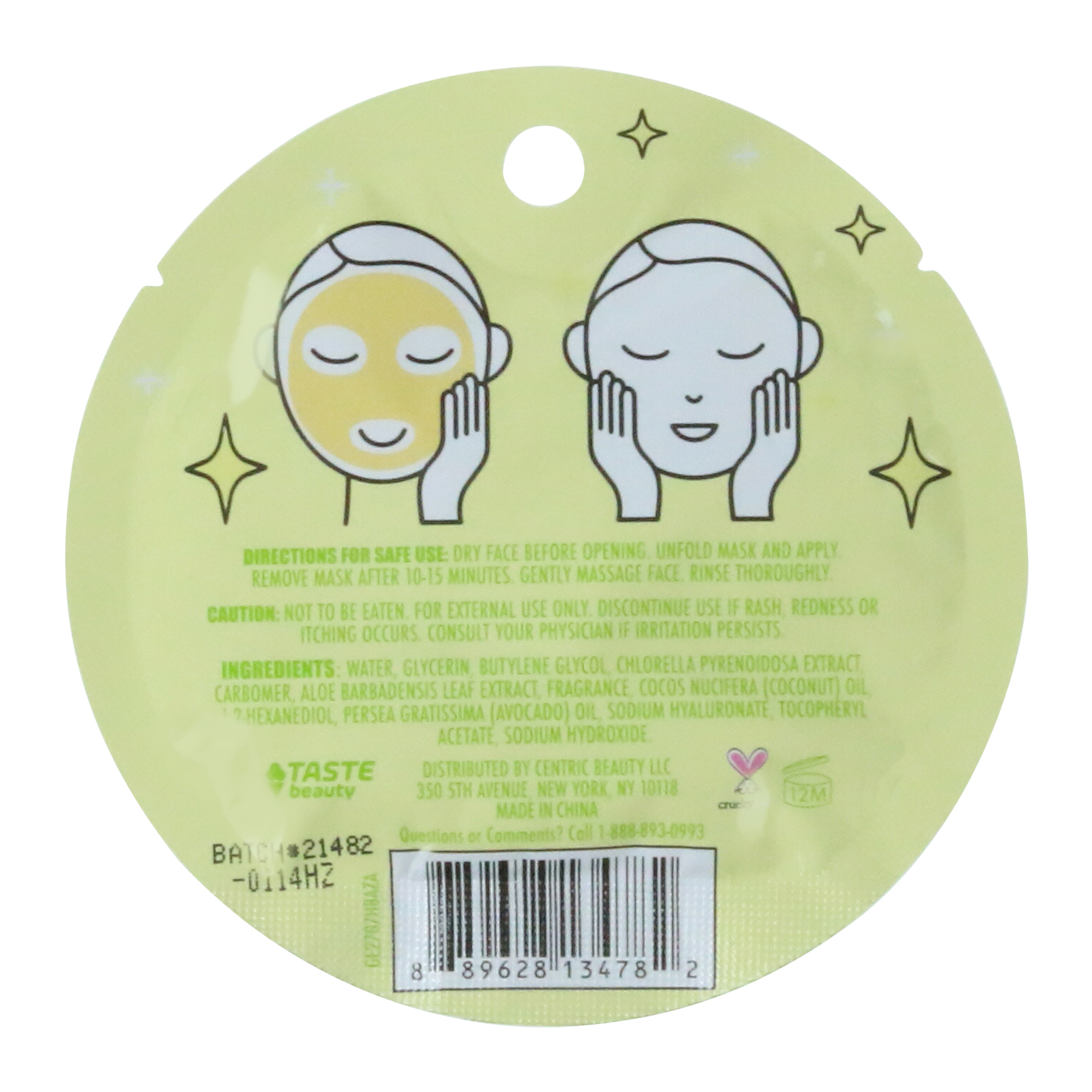 'We Make A Great Pear' Pear-Scented Sheet Mask