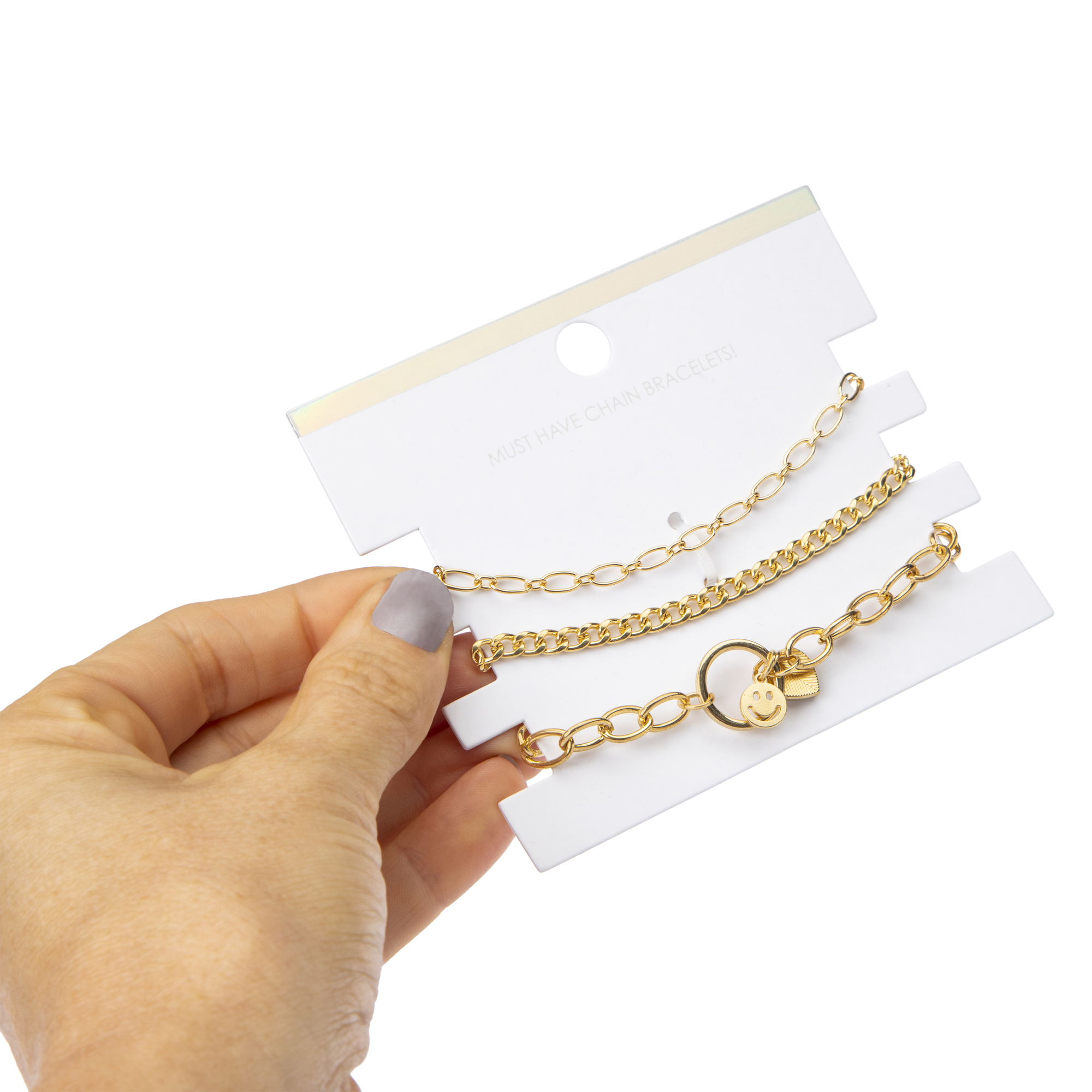 Yin-Yang Gold Bracelets 3-Piece Set