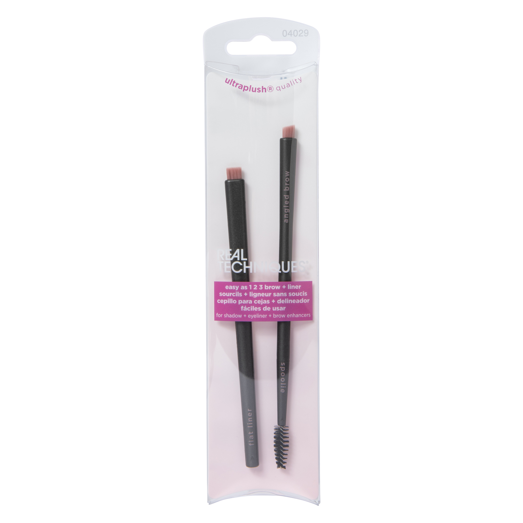 Easy As 1-2-3 Brow & Liner Makeup Brush Set