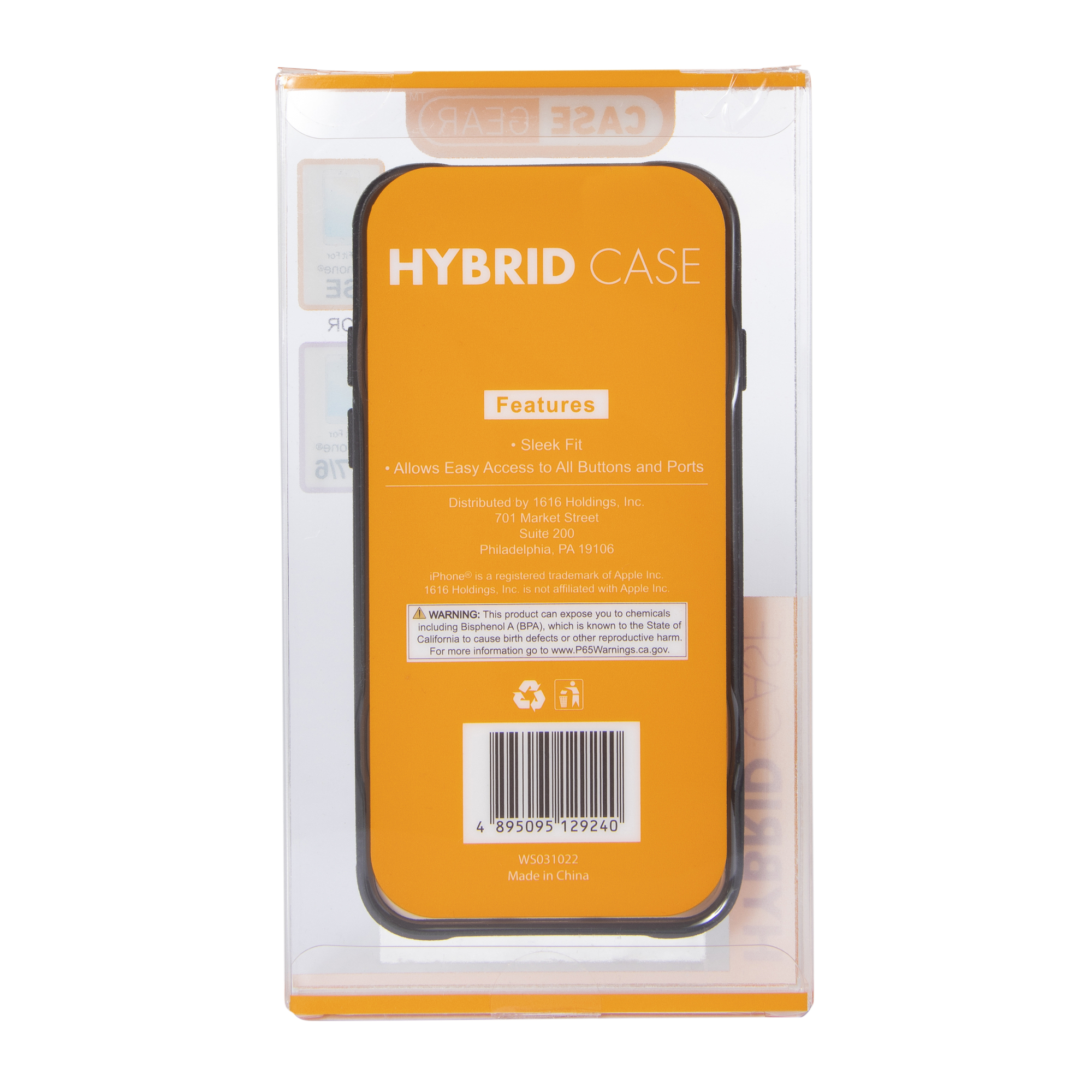 iPhone Se®/8®/7®/6S®/6® Hybrid Phone Case