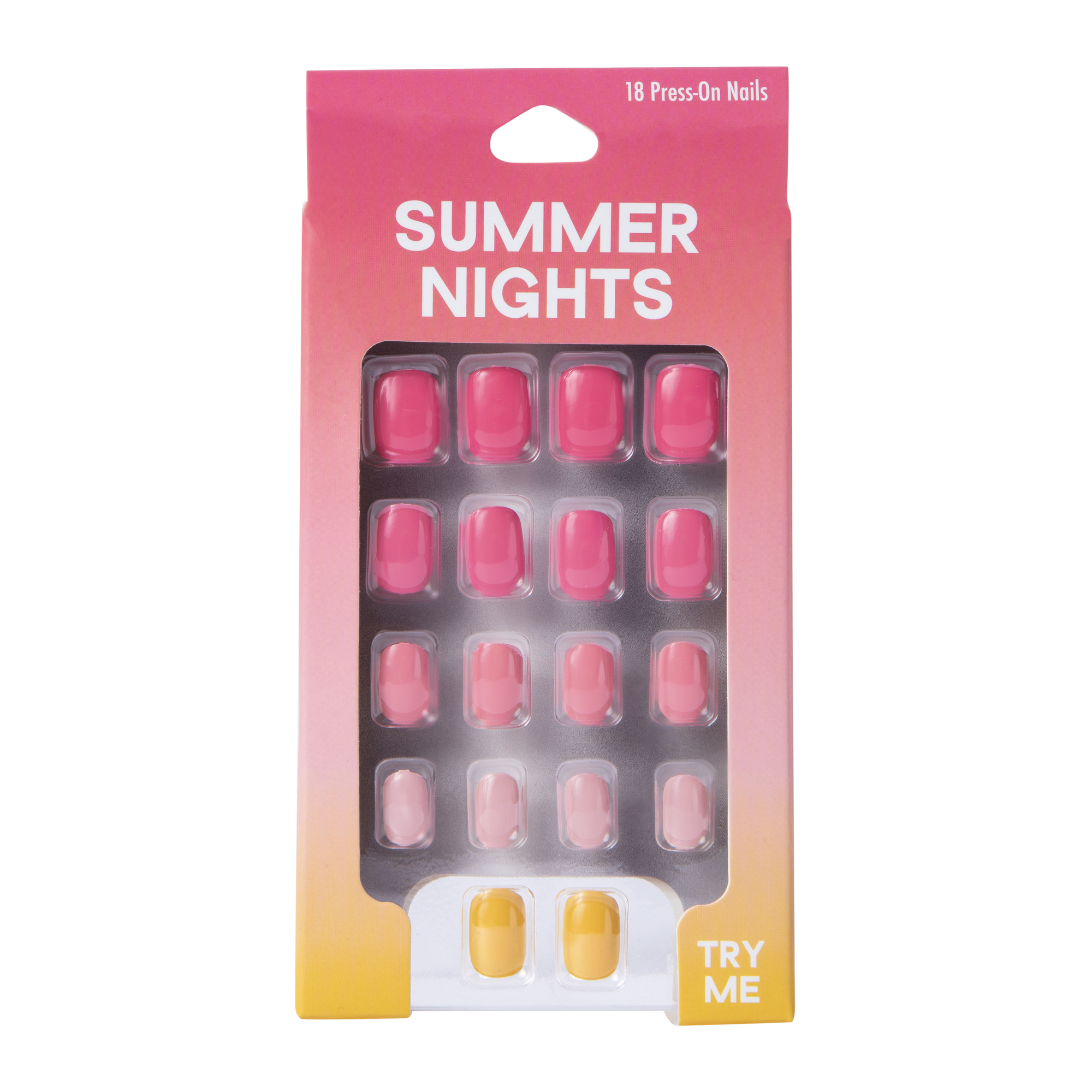 Summer Nights Press-On Nails 18-Piece Set