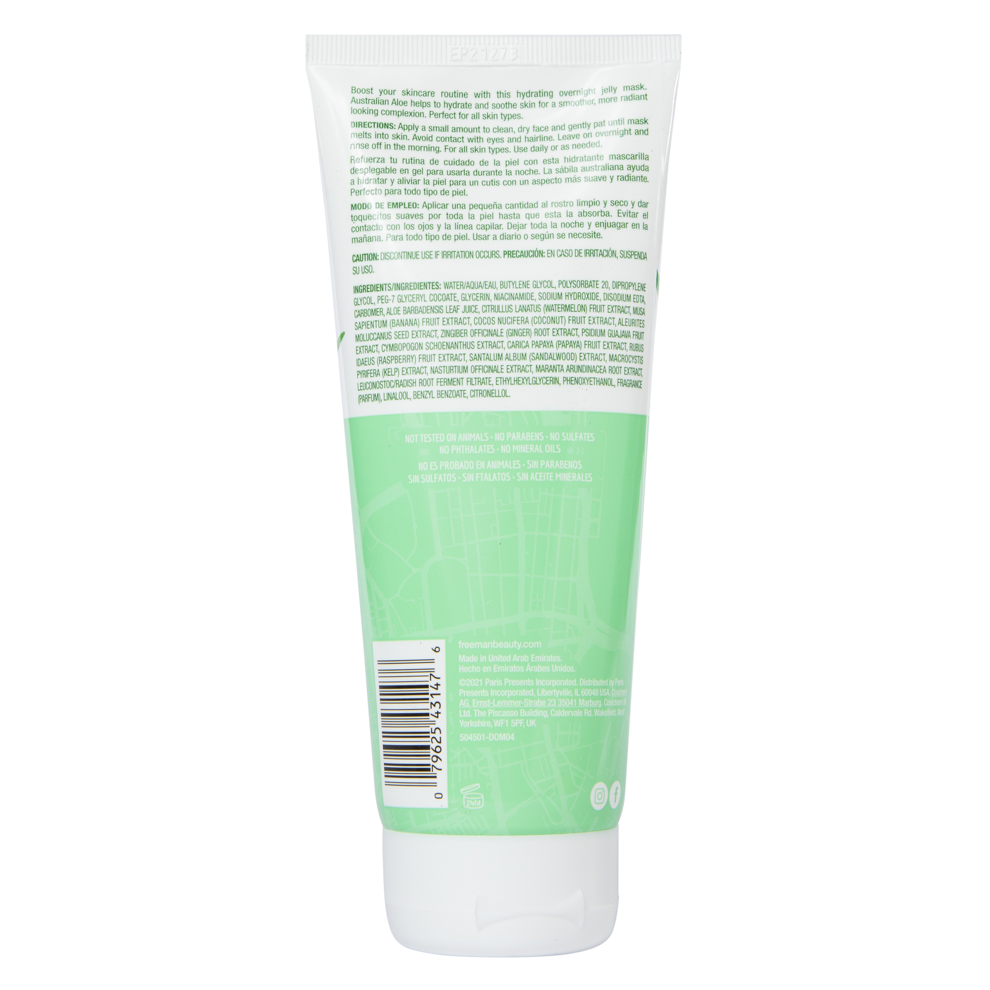 Freeman® Australian Aloe Jelly Hydrating Face Mask 6oz