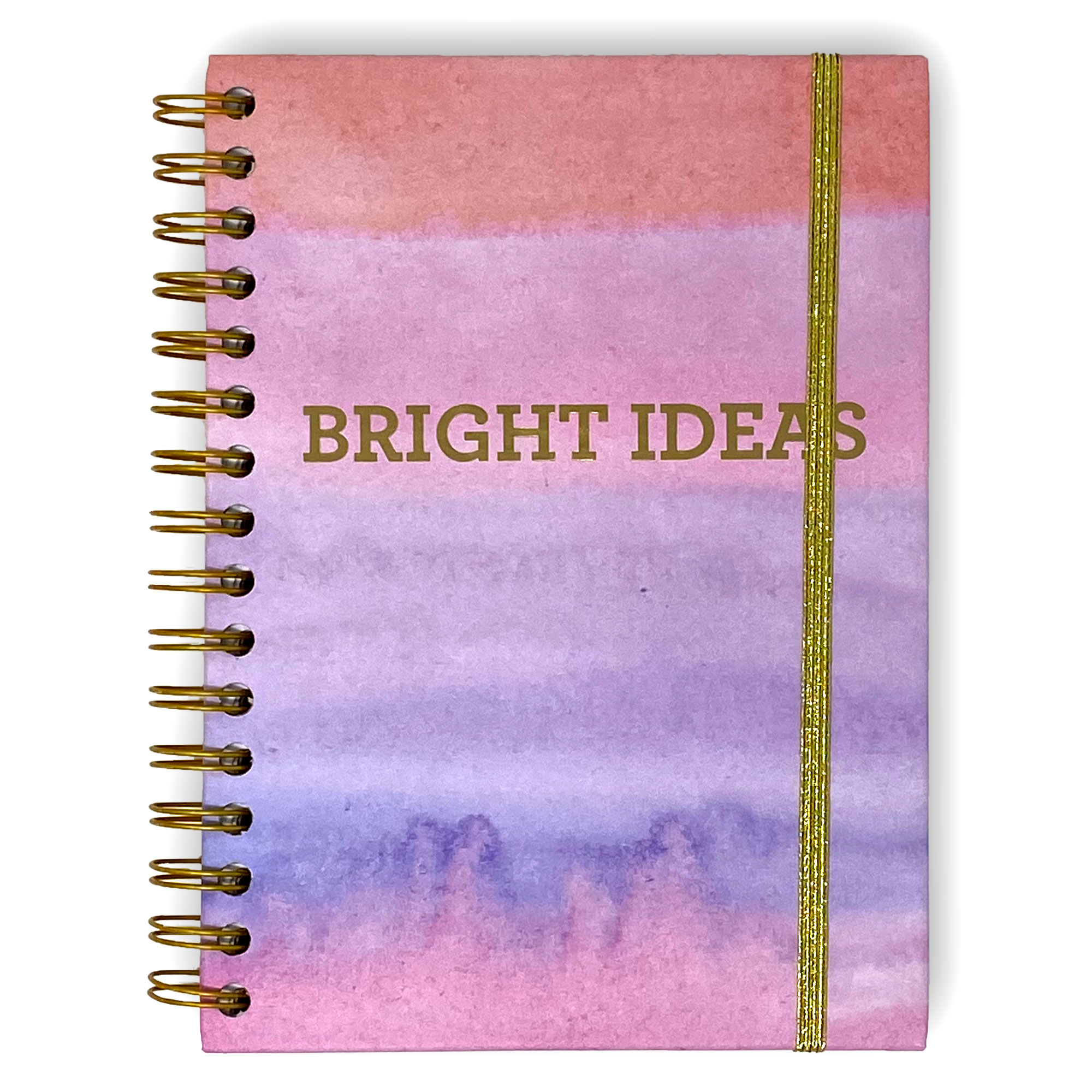 Chunky Spiral Notebook 6in x 8.5in - 'Bright Ideas'