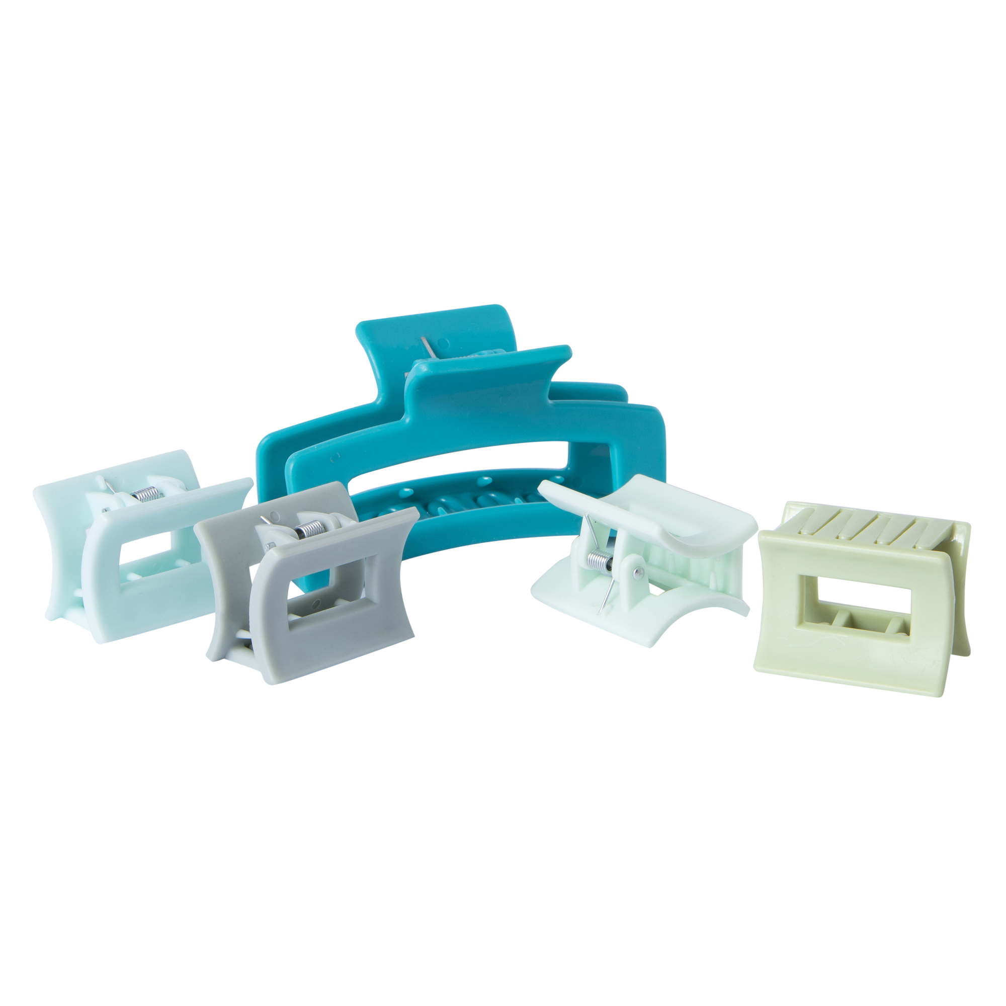 Assorted Claw Hair Clips 5-Count