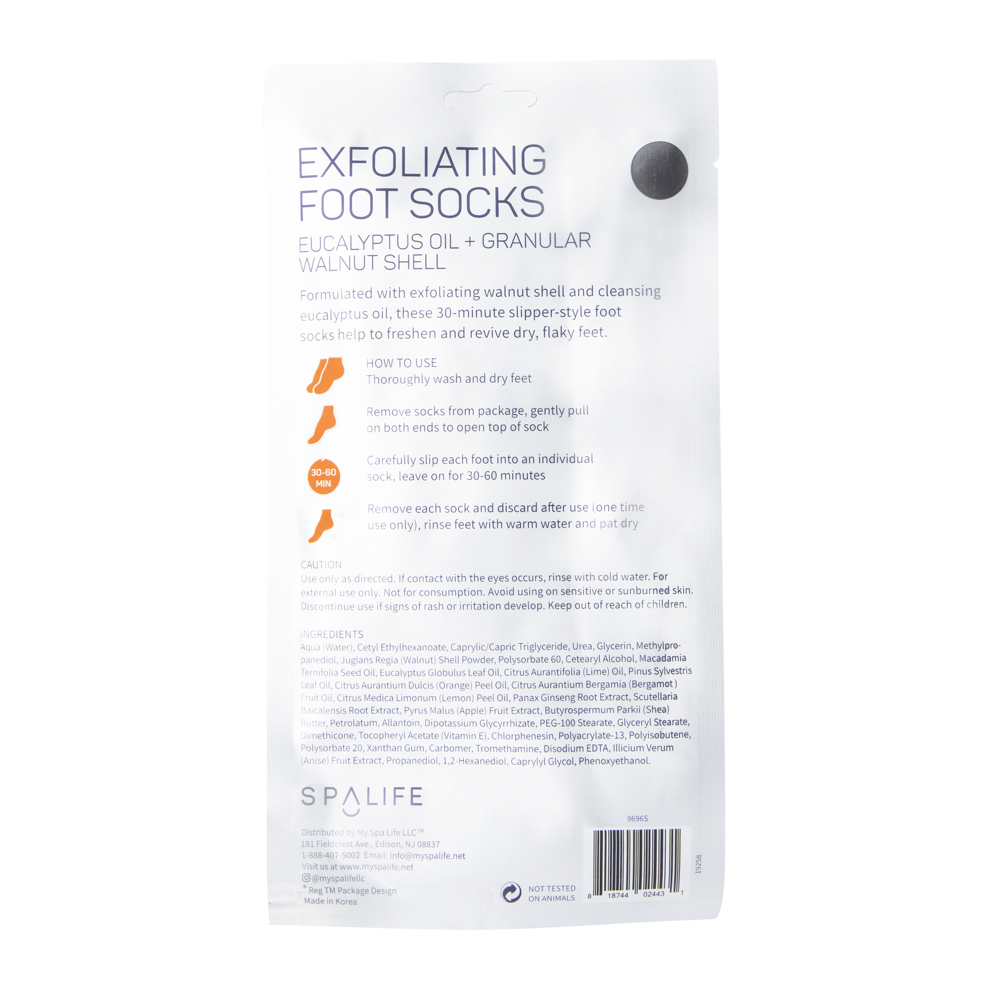 Exfoliating Foot Socks - 1 Pair
