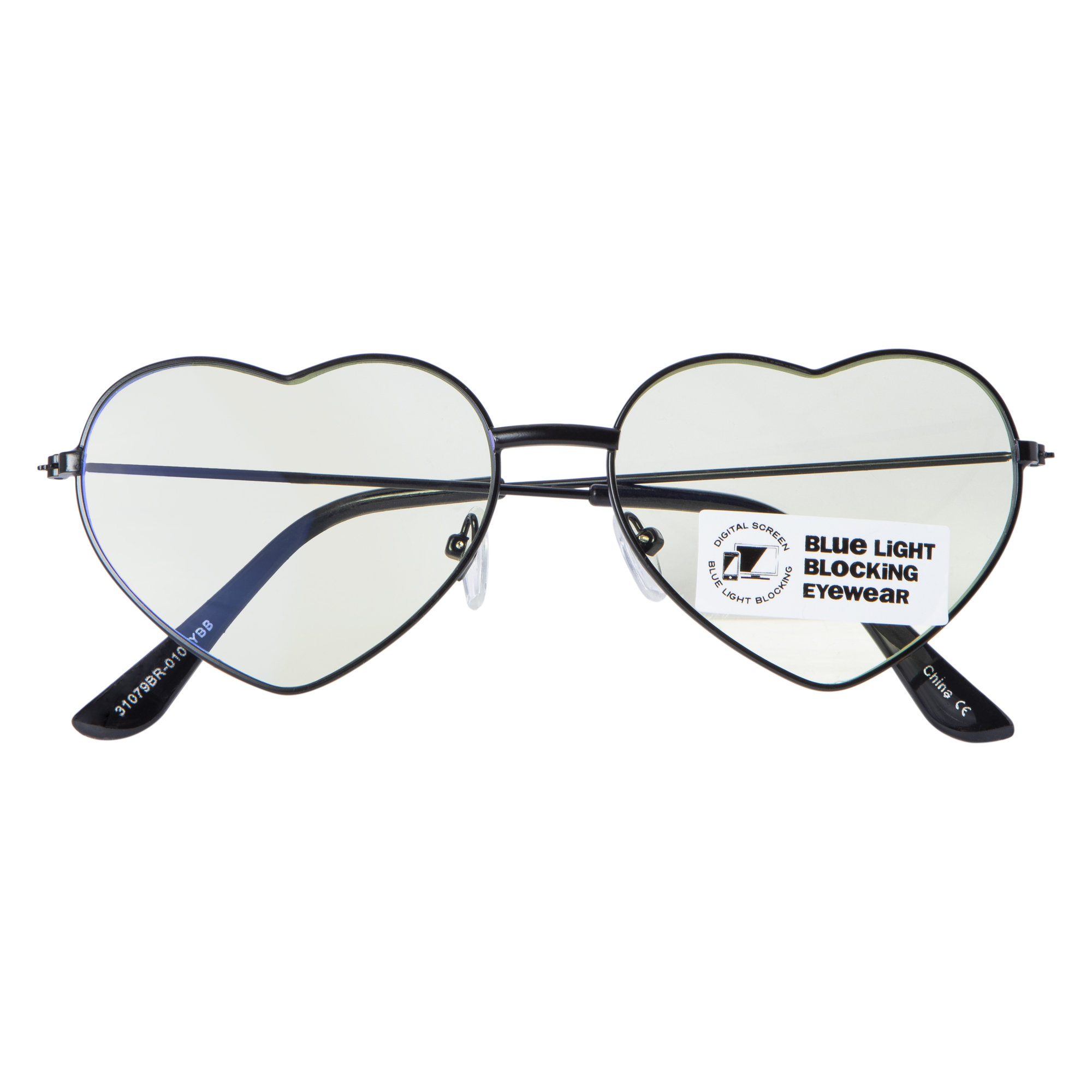 Ladies Heart Blue Light Blocking Glasses