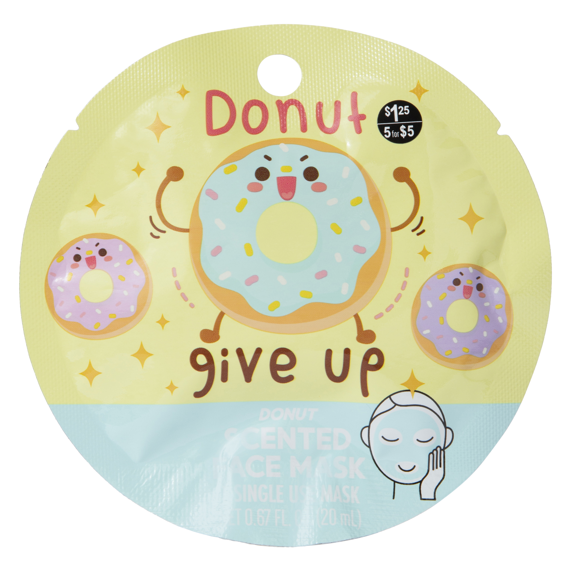 Scented Sheet Face Mask - Donut