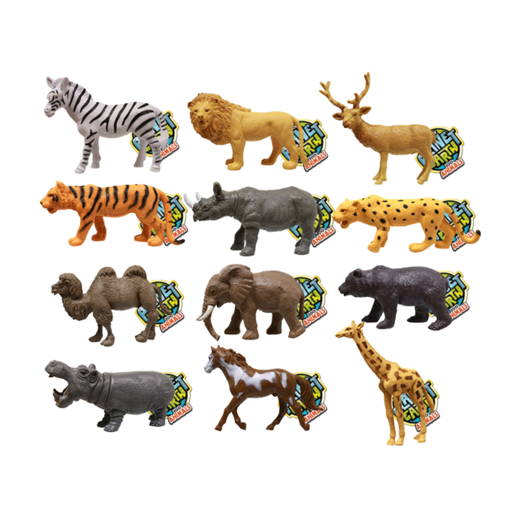 Explore Planet Earth Zoo Animals, 1 Toy (Styles May Vary)
