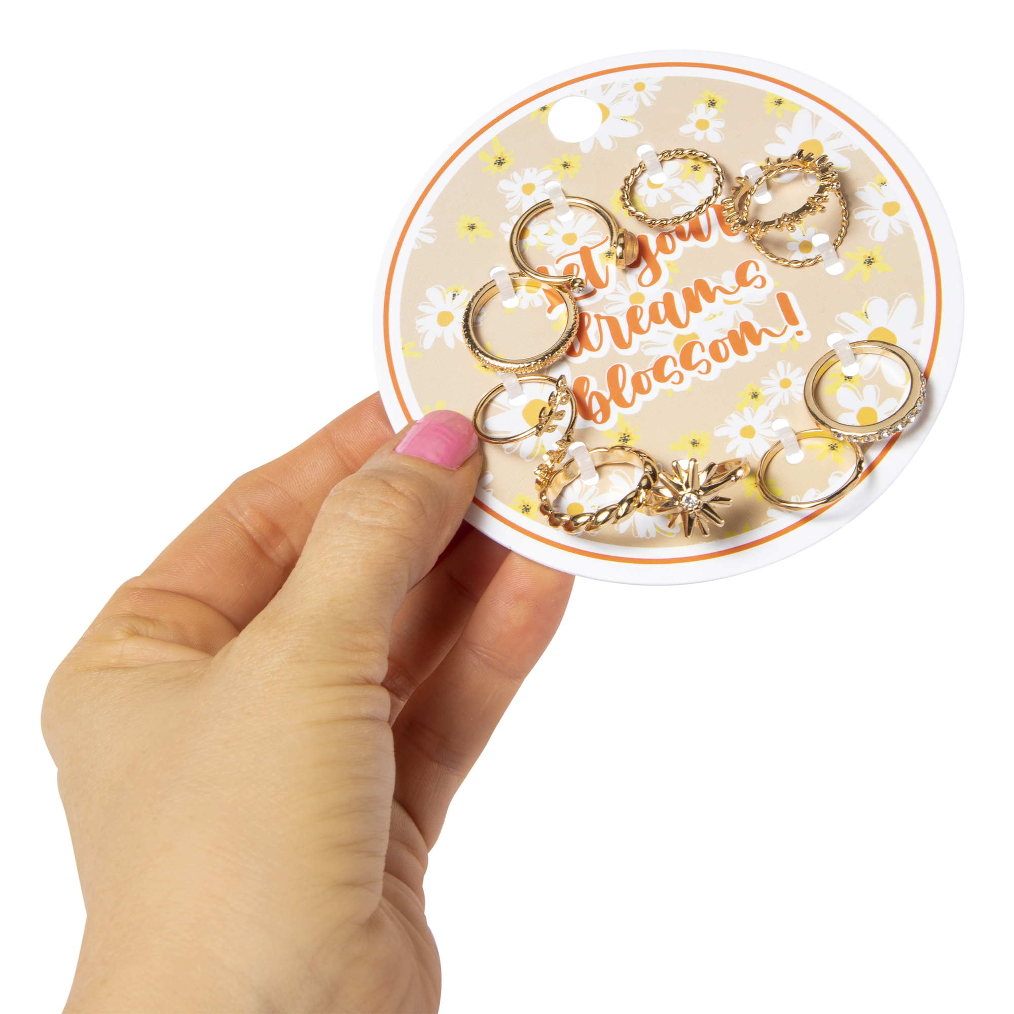 Let Your Dreams Blossom' 10-Piece Gold Ring Set