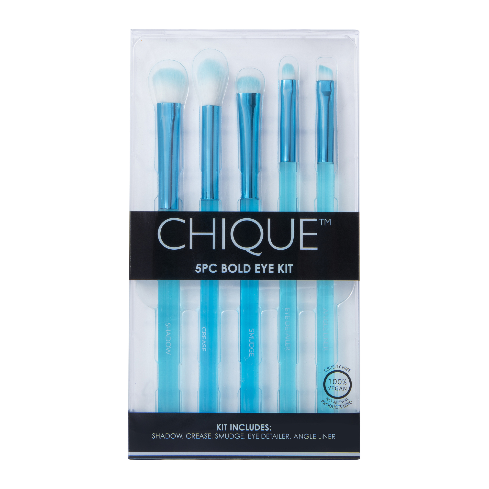 Chique™ 5-Piece Bold Eye Makeup Brush Kit