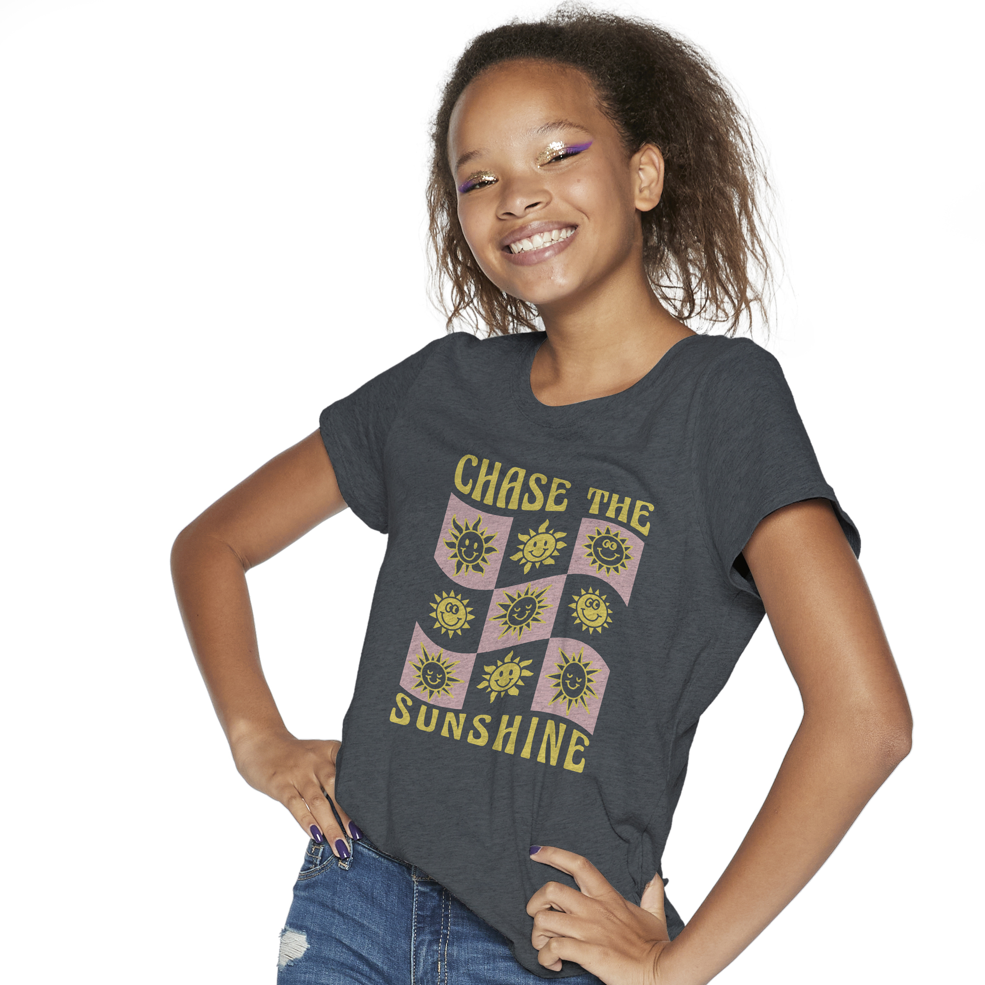 Chase The Sunshine' Graphic Tee