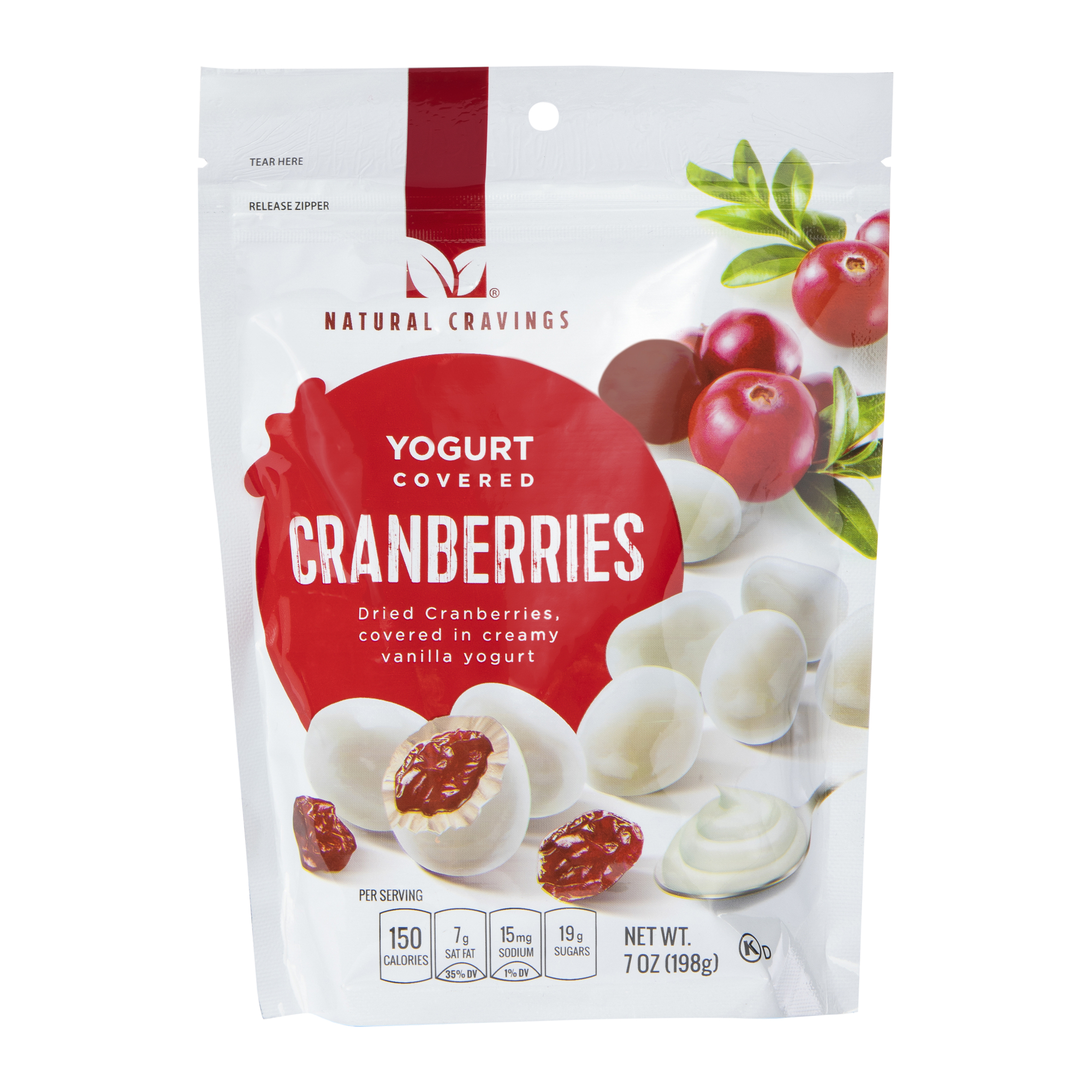 Natural Cravings® Yogurt Covered Cranberries 7oz
