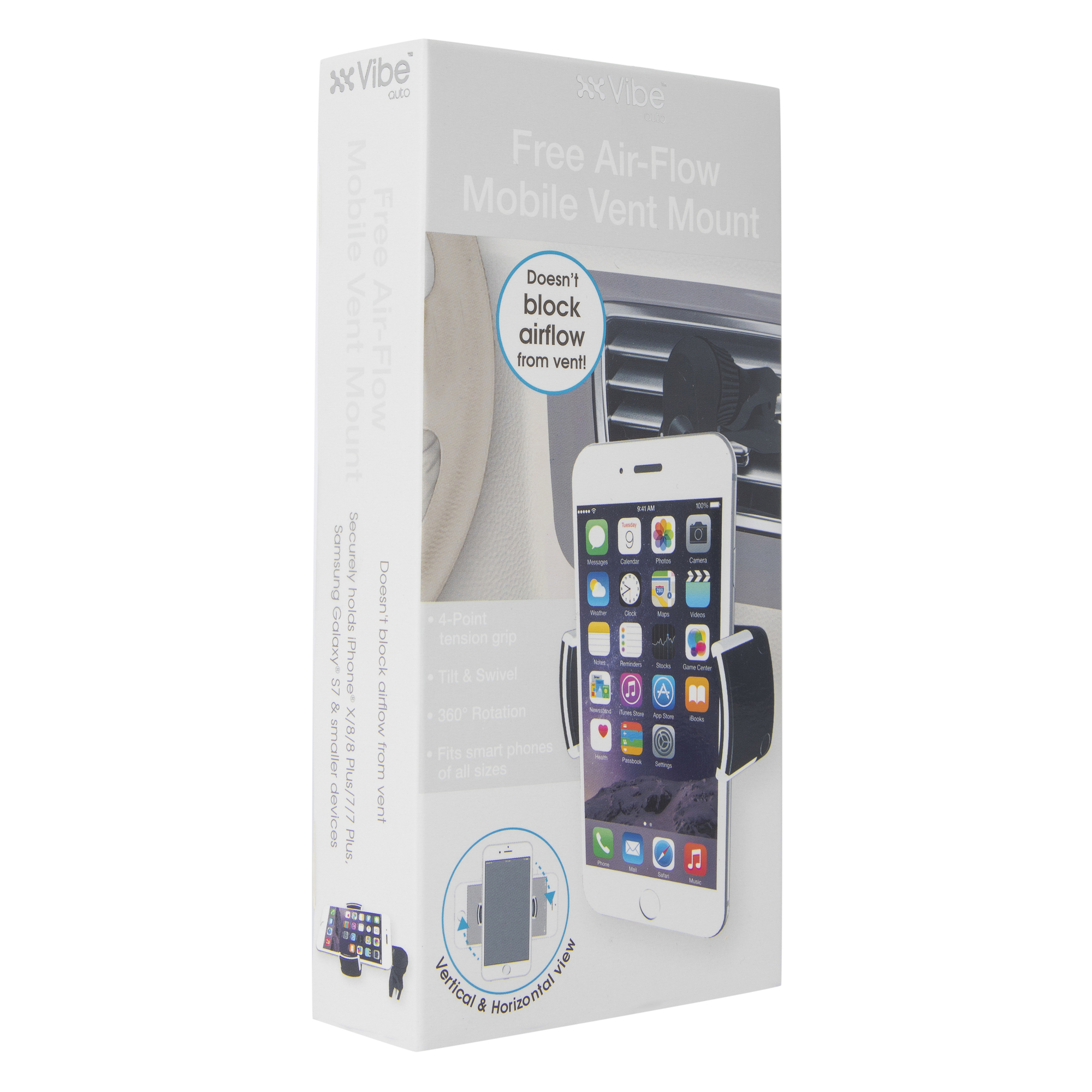 Free Air-Flow Mobile Phone Vent Mount