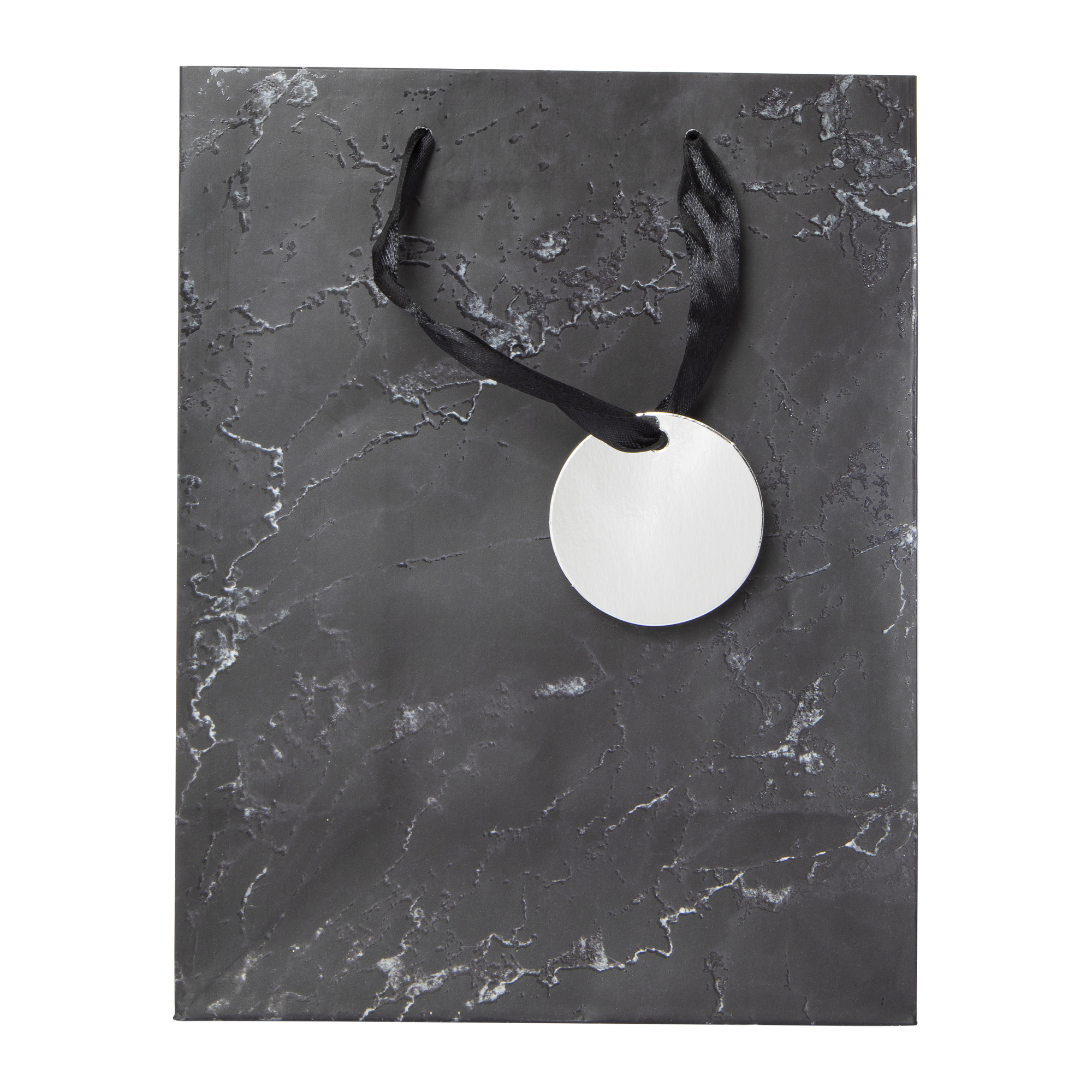 Medium Gift Bag 7in x 9in - Marble & Polka Dots