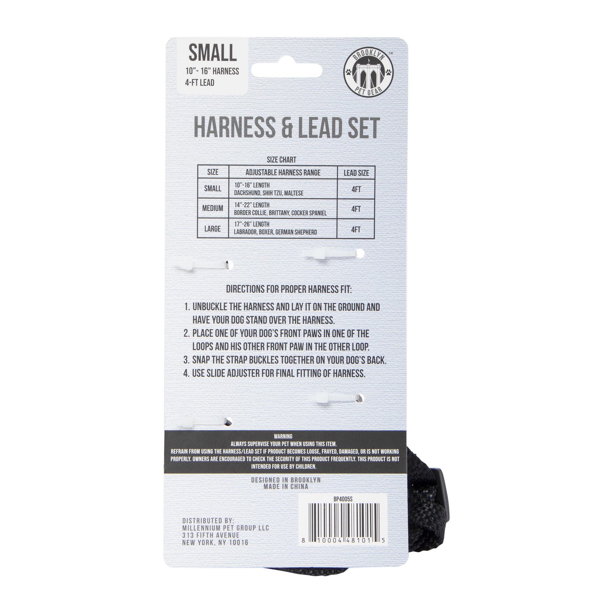 Dog Harness & Lead Set