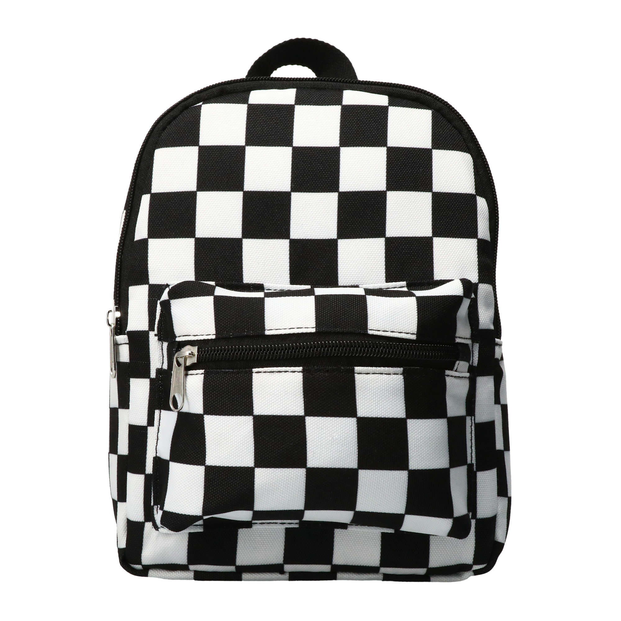 Checkered Mini Backpack 10in x 7.5in