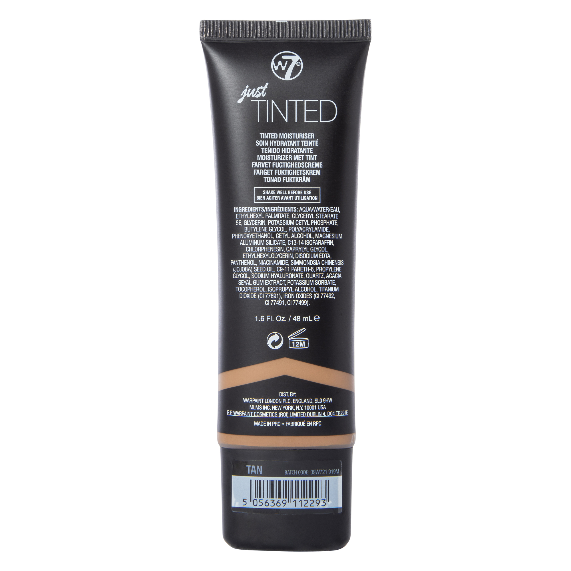 W7® Just Tinted Natural Skin Tinted Moisturizer 1.6oz