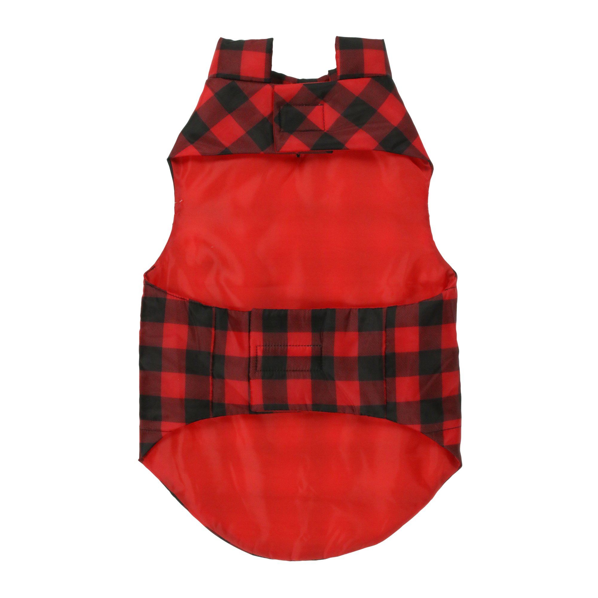 Black & White Holiday Plaid Dog Jacket