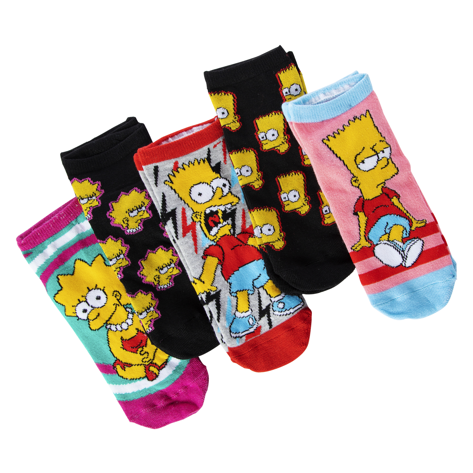 5-Pack The Simpsons™ Ladies Low Cut Socks