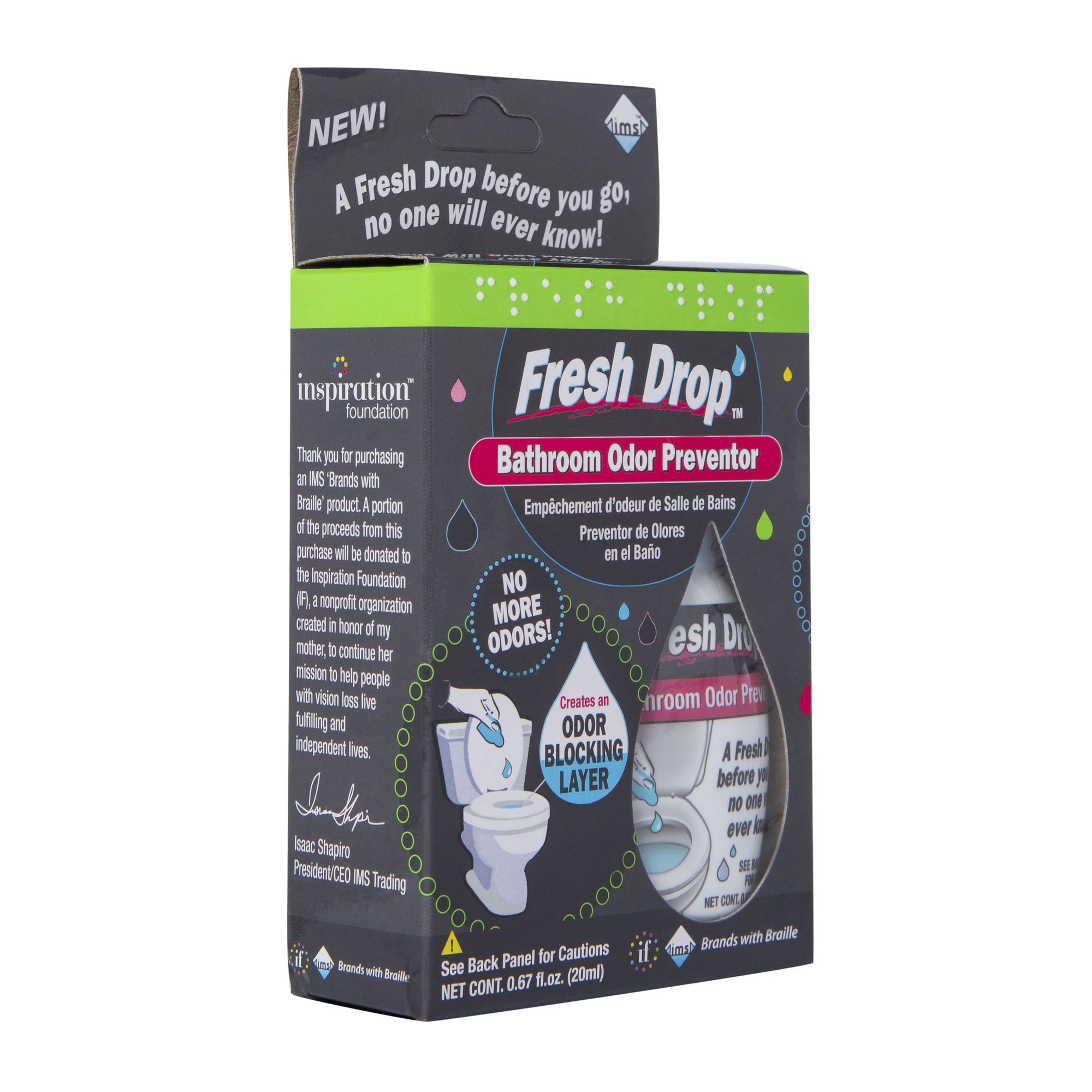 Fresh Drop™ Bathroom Odor Preventor Drops 0.67oz