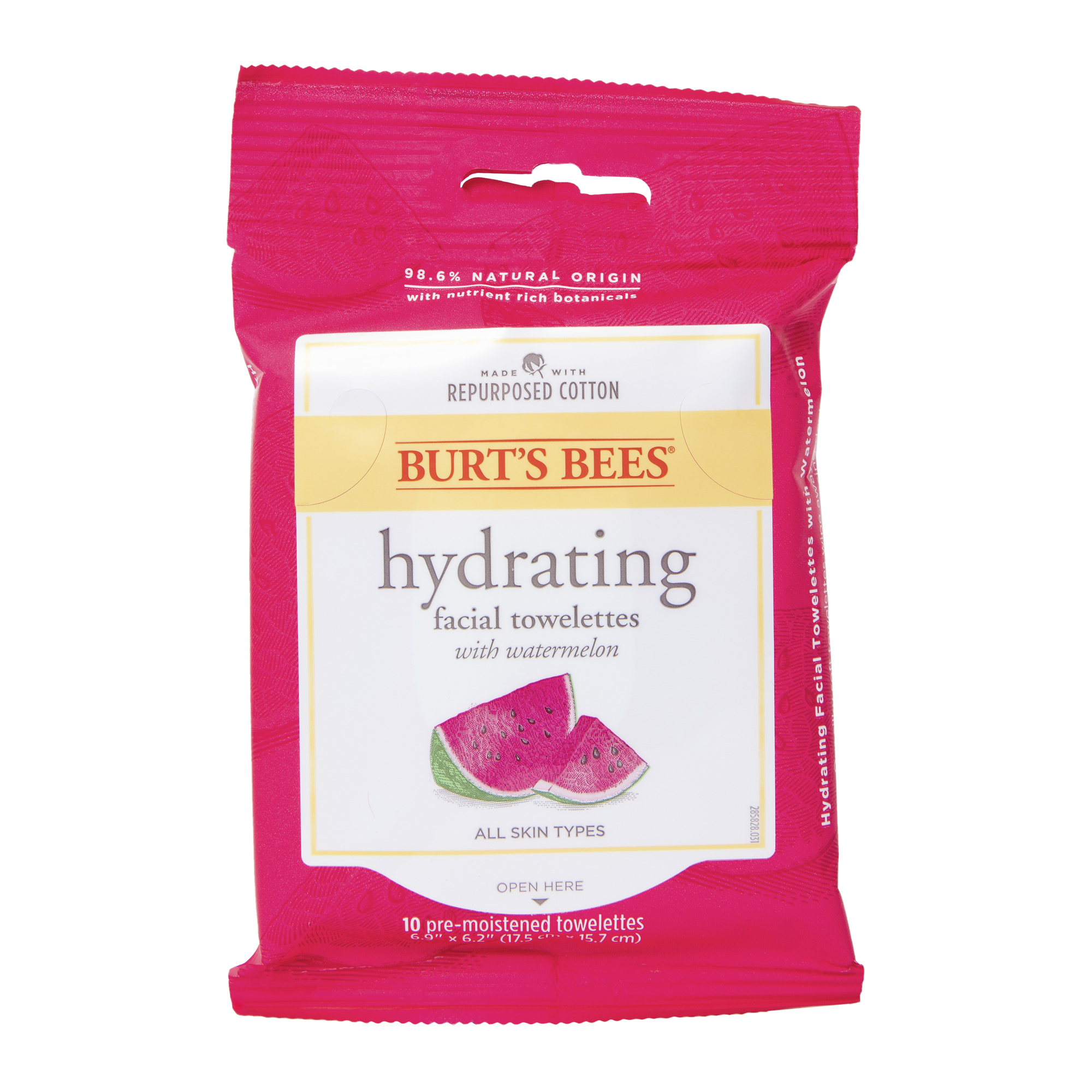 Burt's Bees® Hydrating Facial Towelettes With Watermelon 10-Count