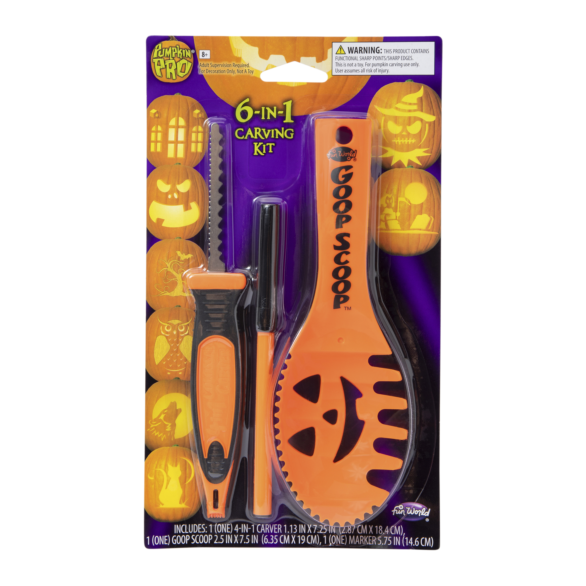 Pumpkin Pro® 3-Piece Carving Kit