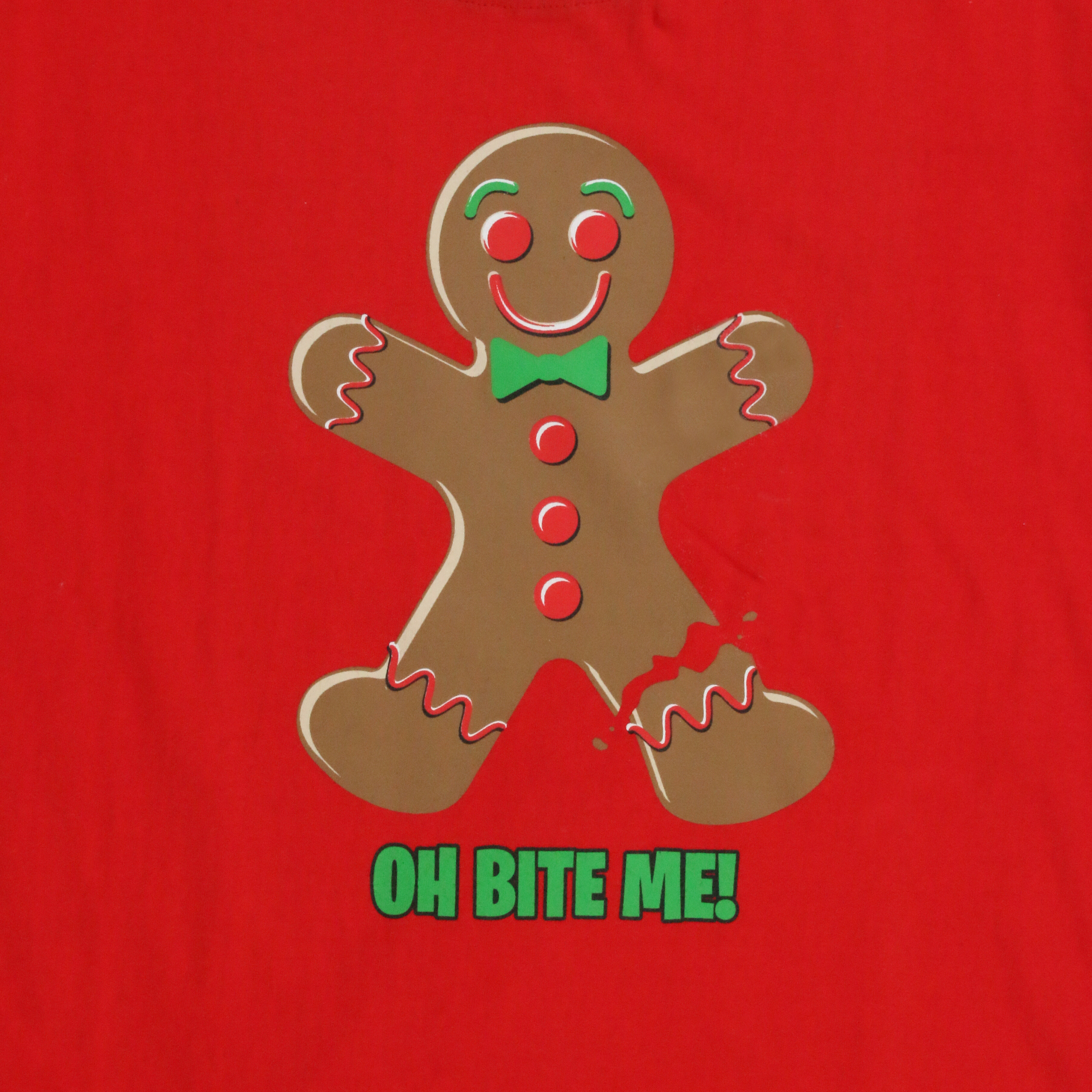 Oh Bite Me’ Gingerbread Holiday Graphic Tee