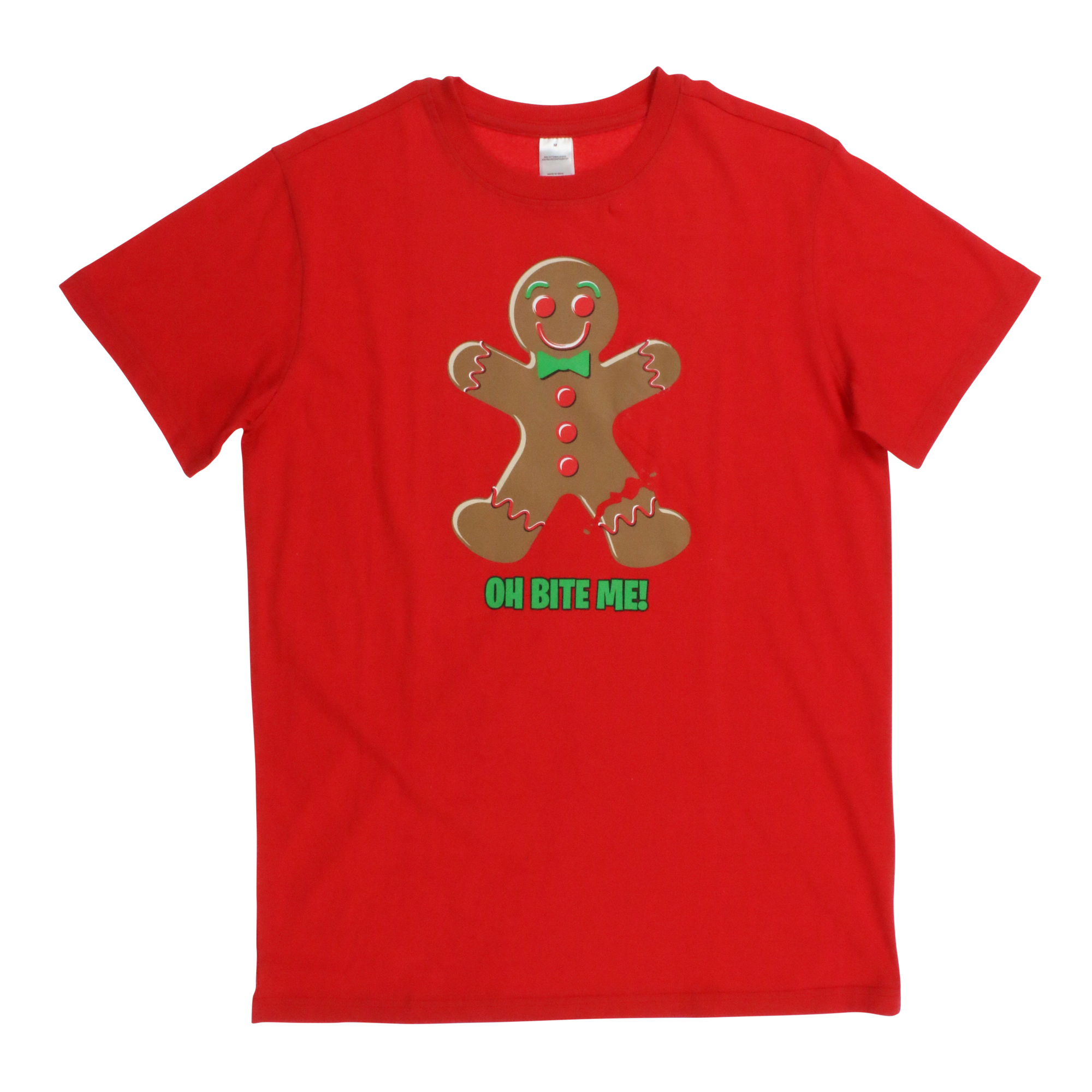 Oh Bite Me’ Gingerbread Holiday Graphic Tee