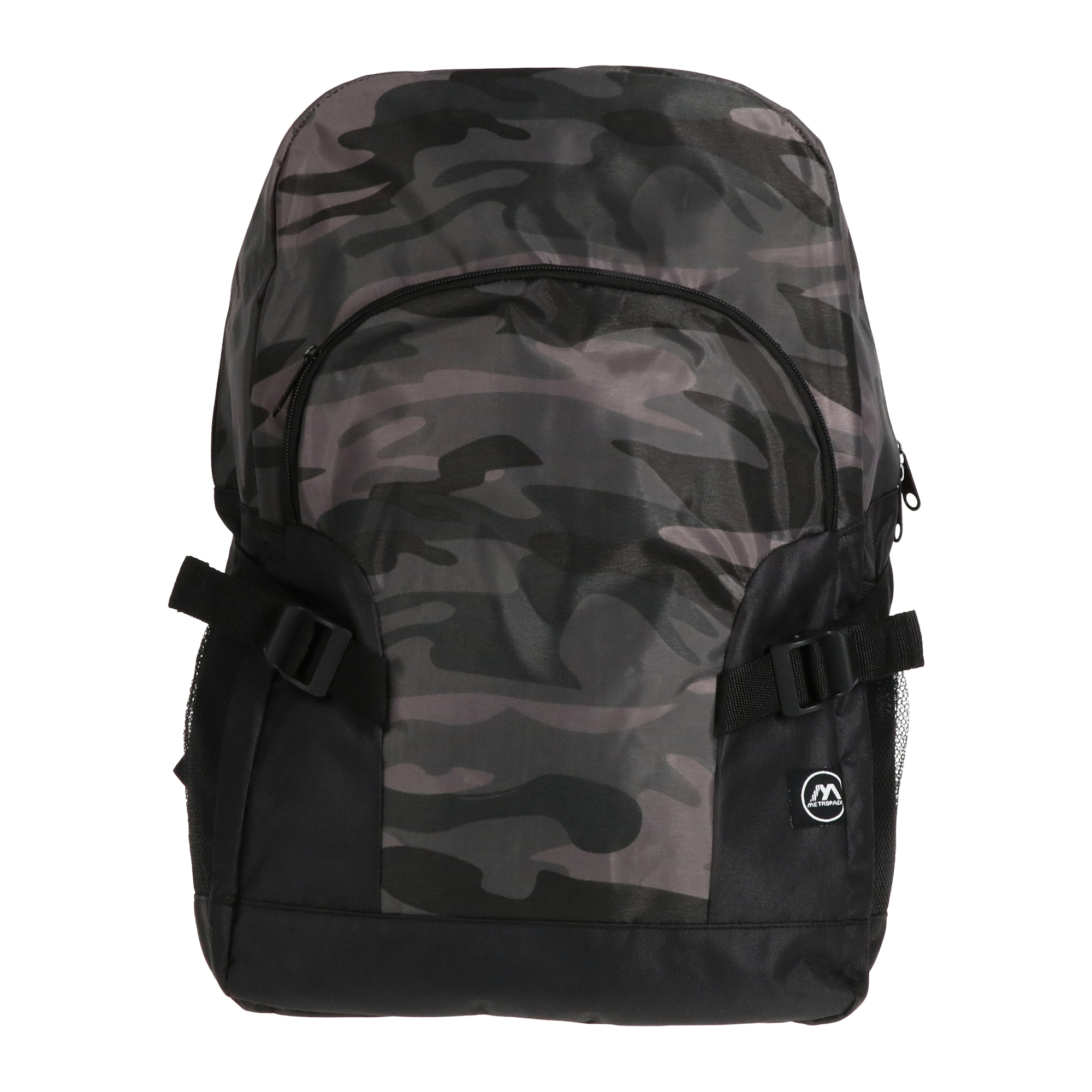 Camo Double Buckle Backpack 17in