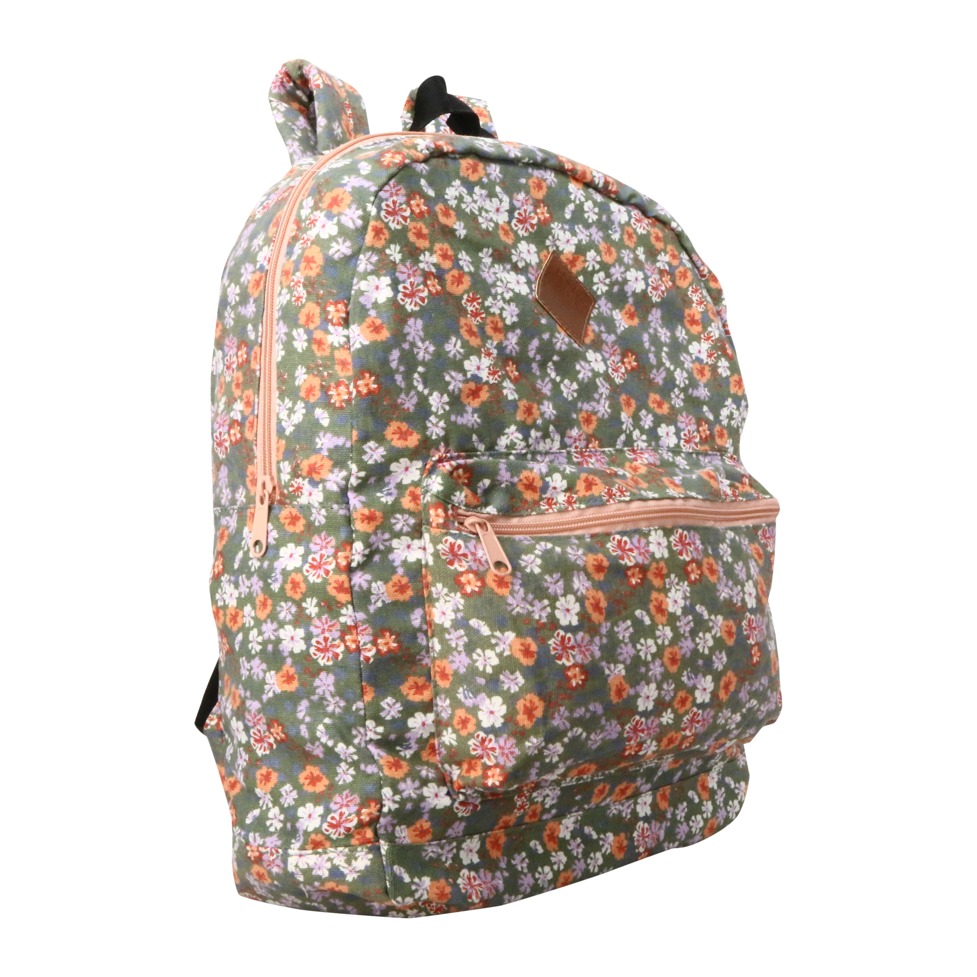 Printed Canvas Backpack 16in