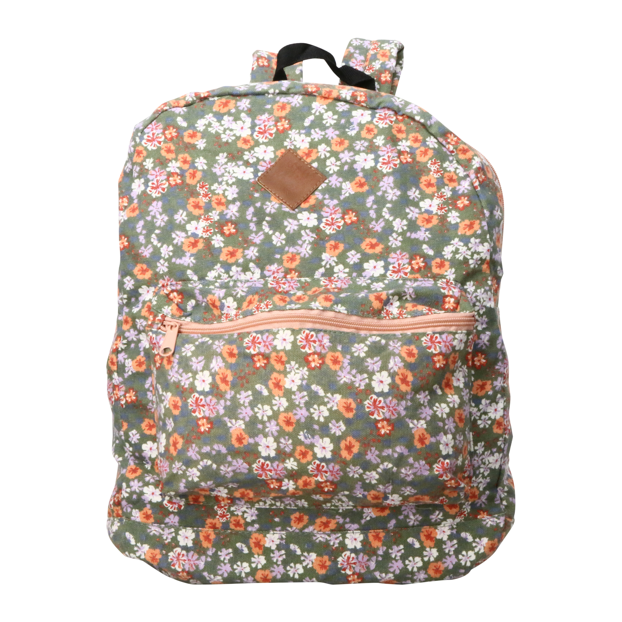 Printed Canvas Backpack 16in