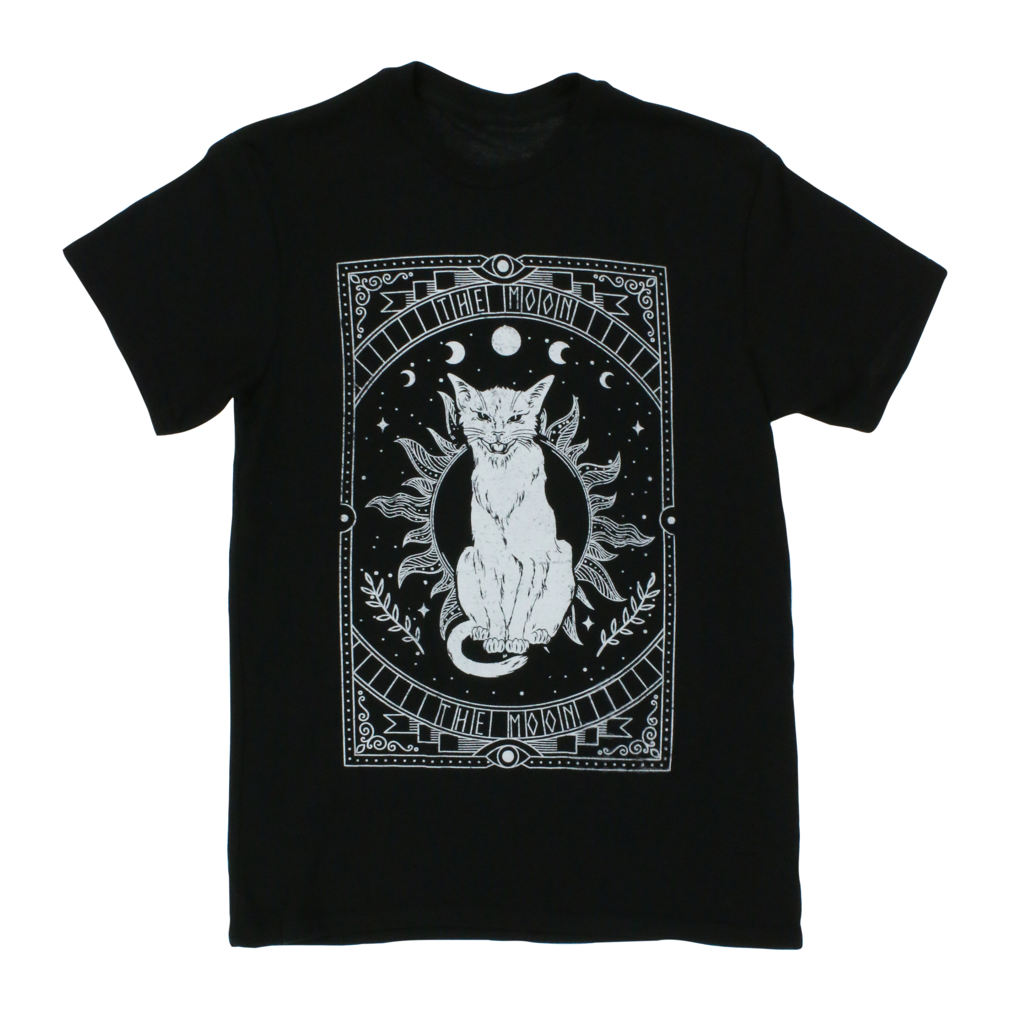 'The Moon' Cat Tarot Card Graphic Tee
