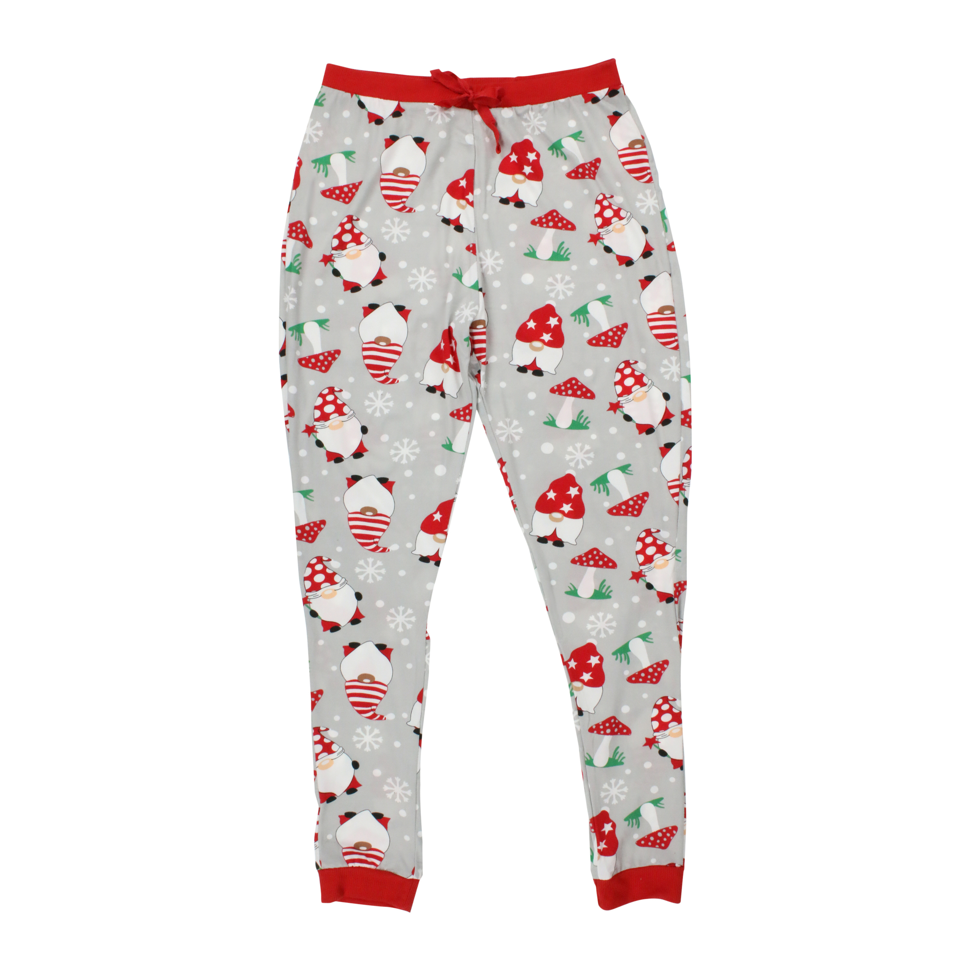 Young Men's Holiday Pajama Pants - Mushroom Gnomes