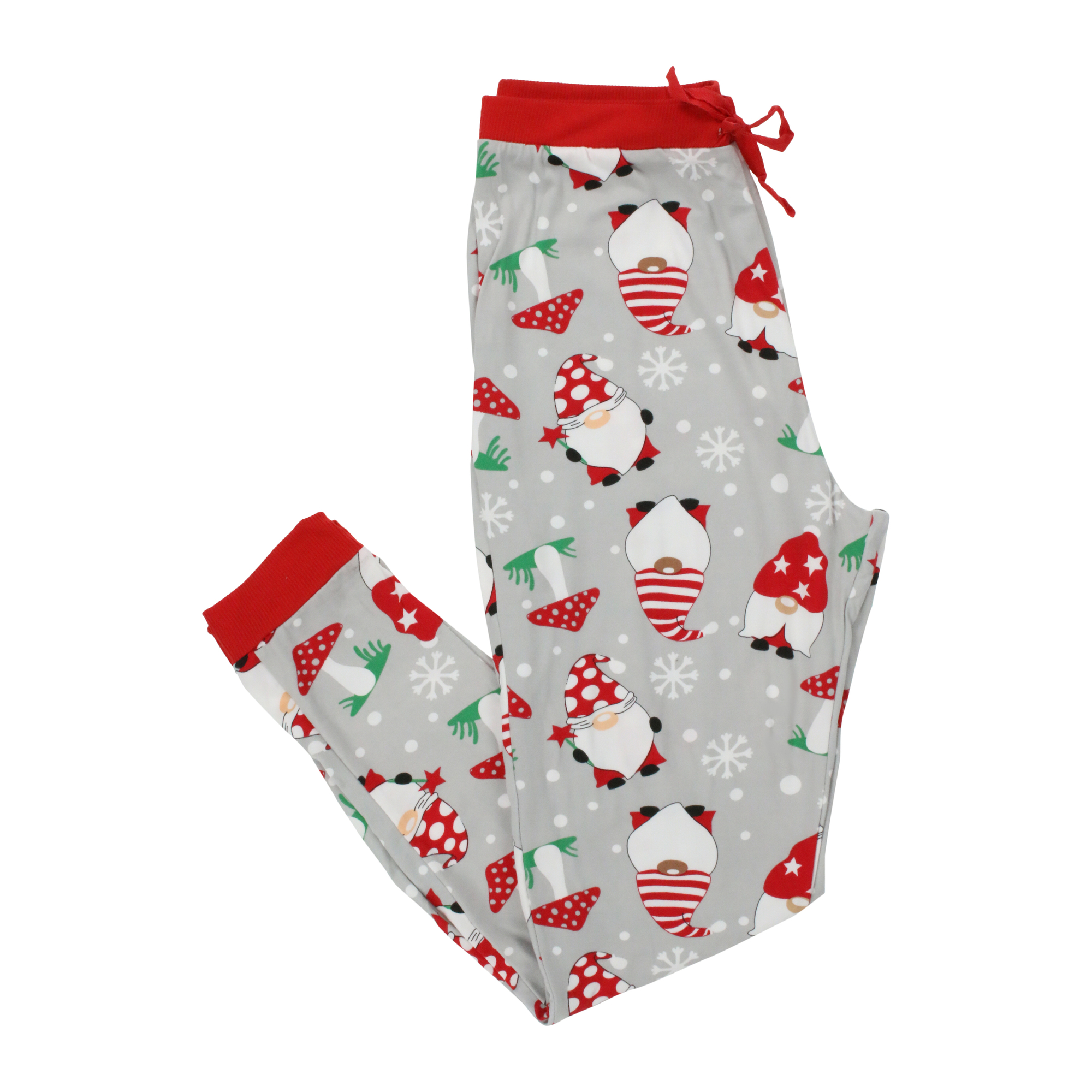 Young Men's Holiday Pajama Pants - Mushroom Gnomes